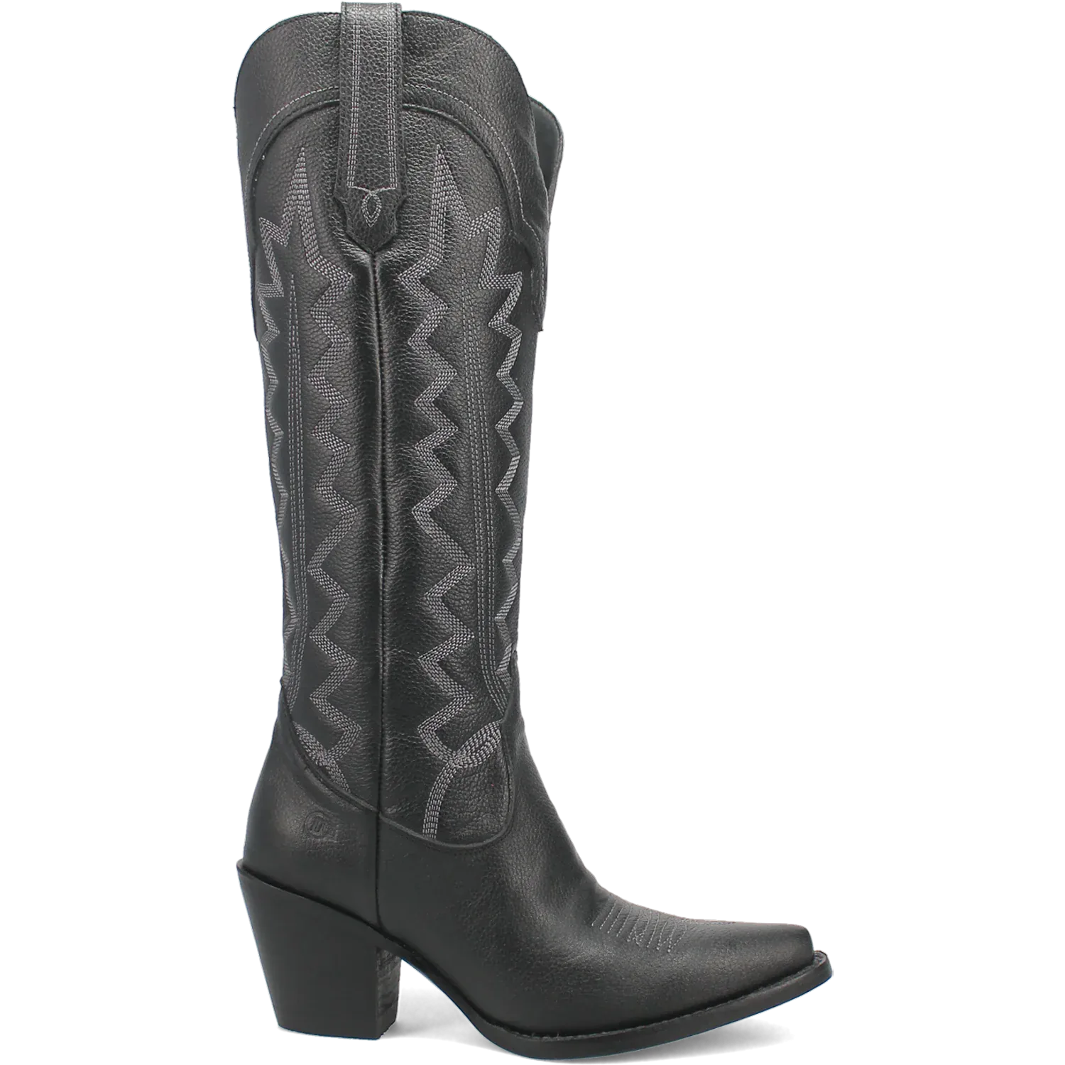 Dan Post Boots Boots Women's High Cotton Leather Tall Boot Black Color - Dingo