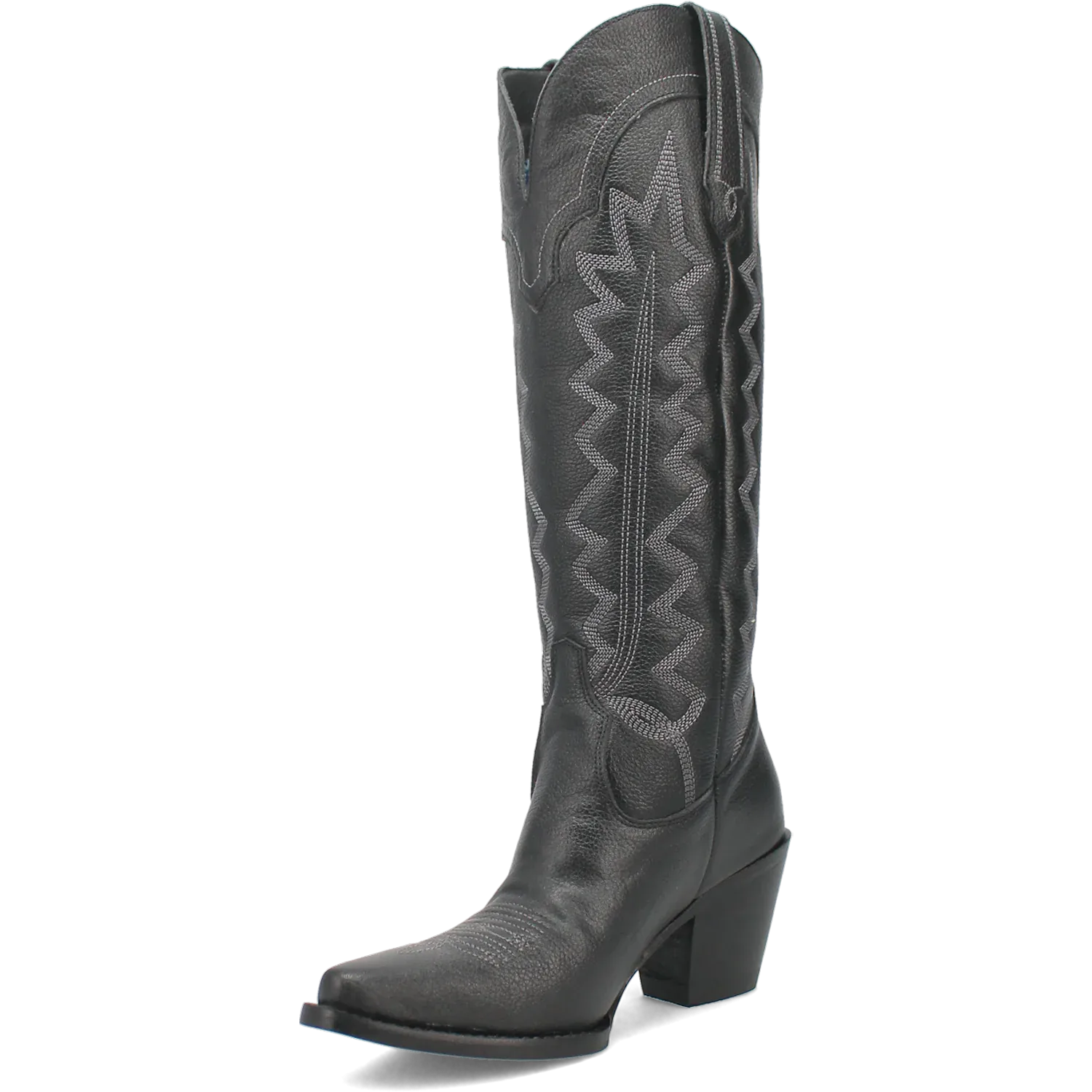 Dan Post Boots Boots Women's High Cotton Leather Tall Boot Black Color - Dingo