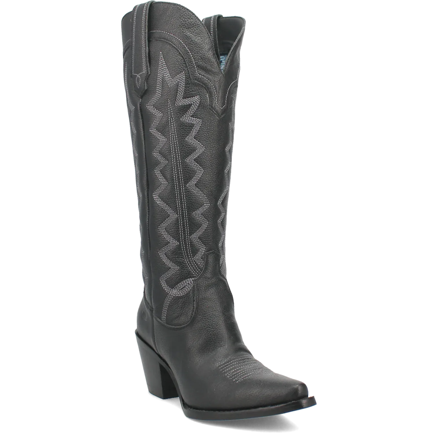 Dan Post Boots Boots Women's High Cotton Leather Tall Boot Black Color - Dingo
