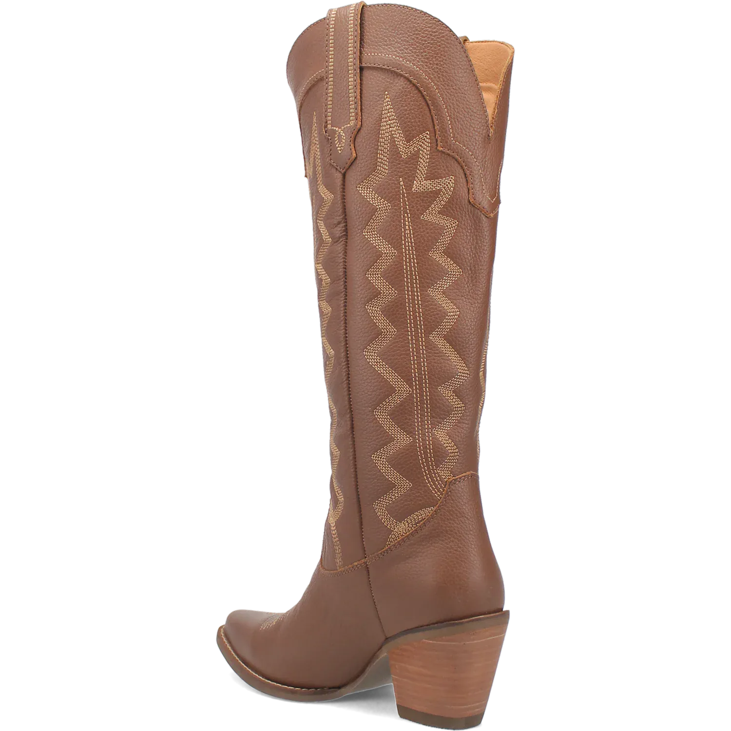 Dan Post Boots Boots Women's High Cotton Leather Tall Boot Brown Color - Dingo