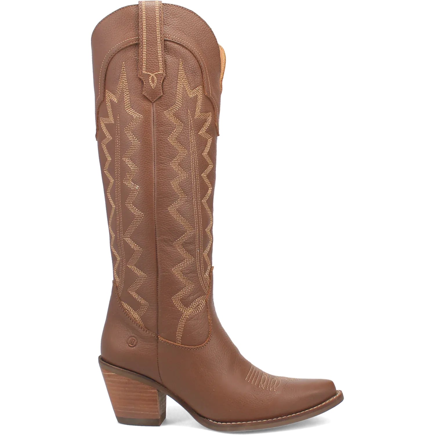 Dan Post Boots Boots Women's High Cotton Leather Tall Boot Brown Color - Dingo