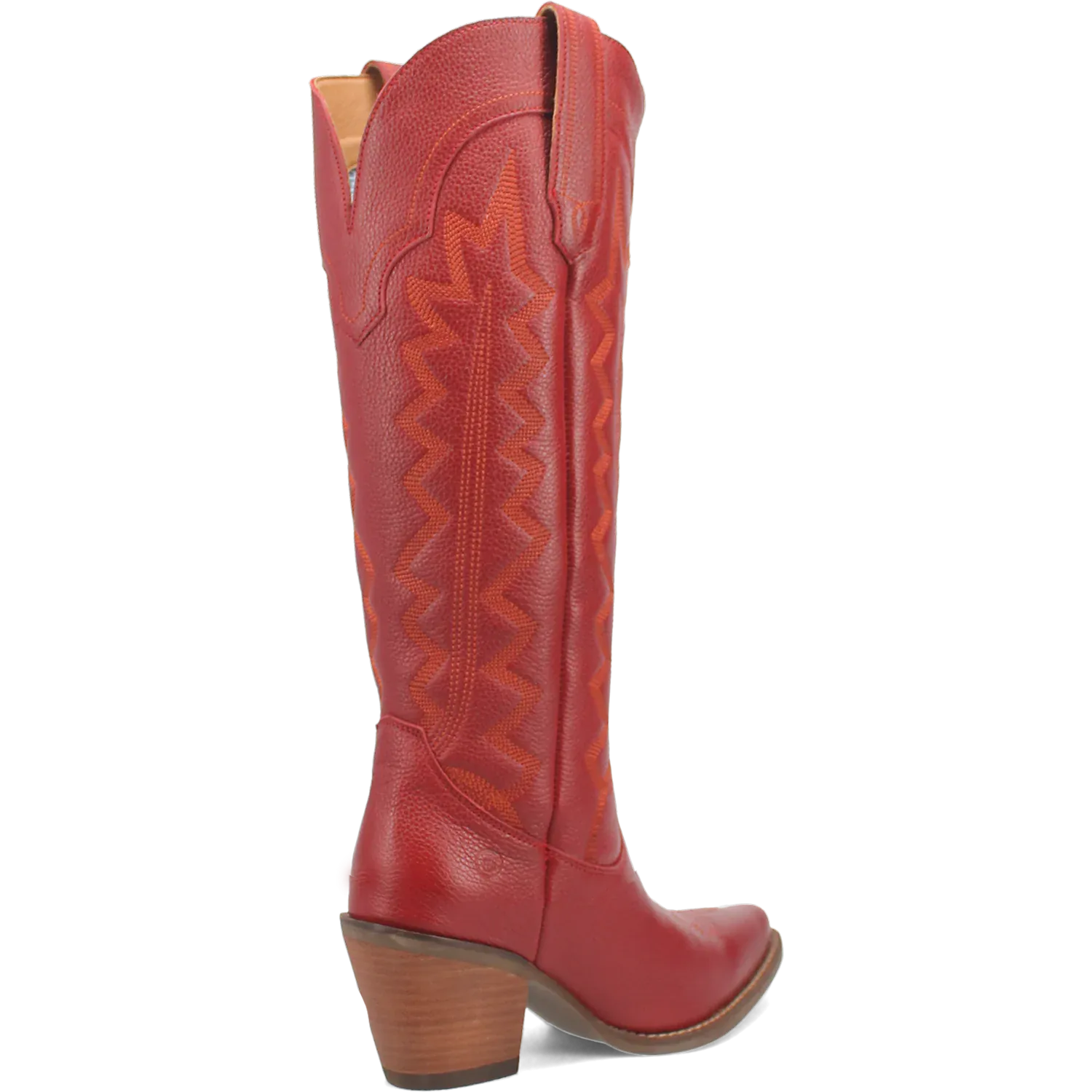 Dan Post Boots Boots Women's High Cotton Leather Tall Boot Red Color - Dingo