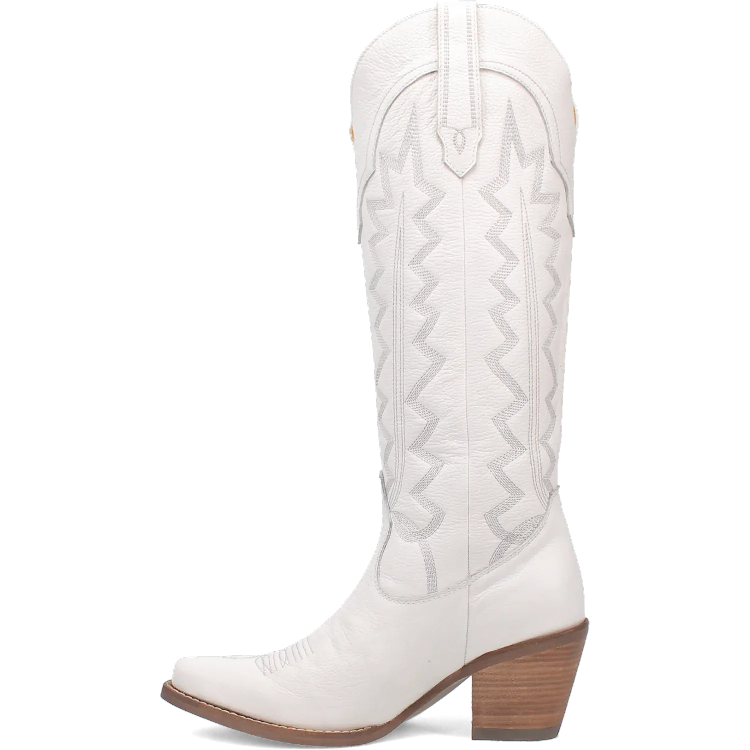 Dan Post Boots Boots Women's High Cotton Leather Tall Boot White Color - Dingo