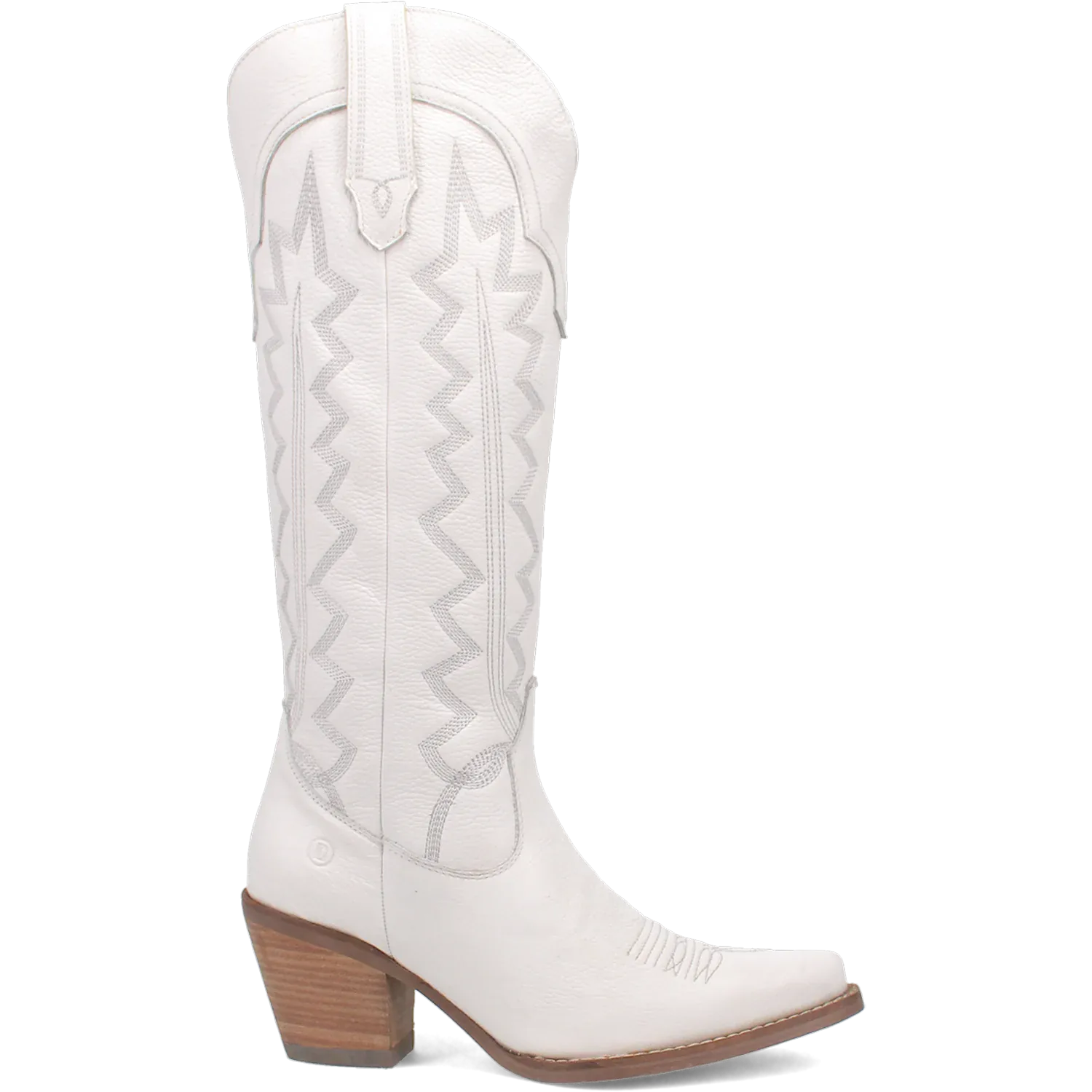 Dan Post Boots Boots Women's High Cotton Leather Tall Boot White Color - Dingo