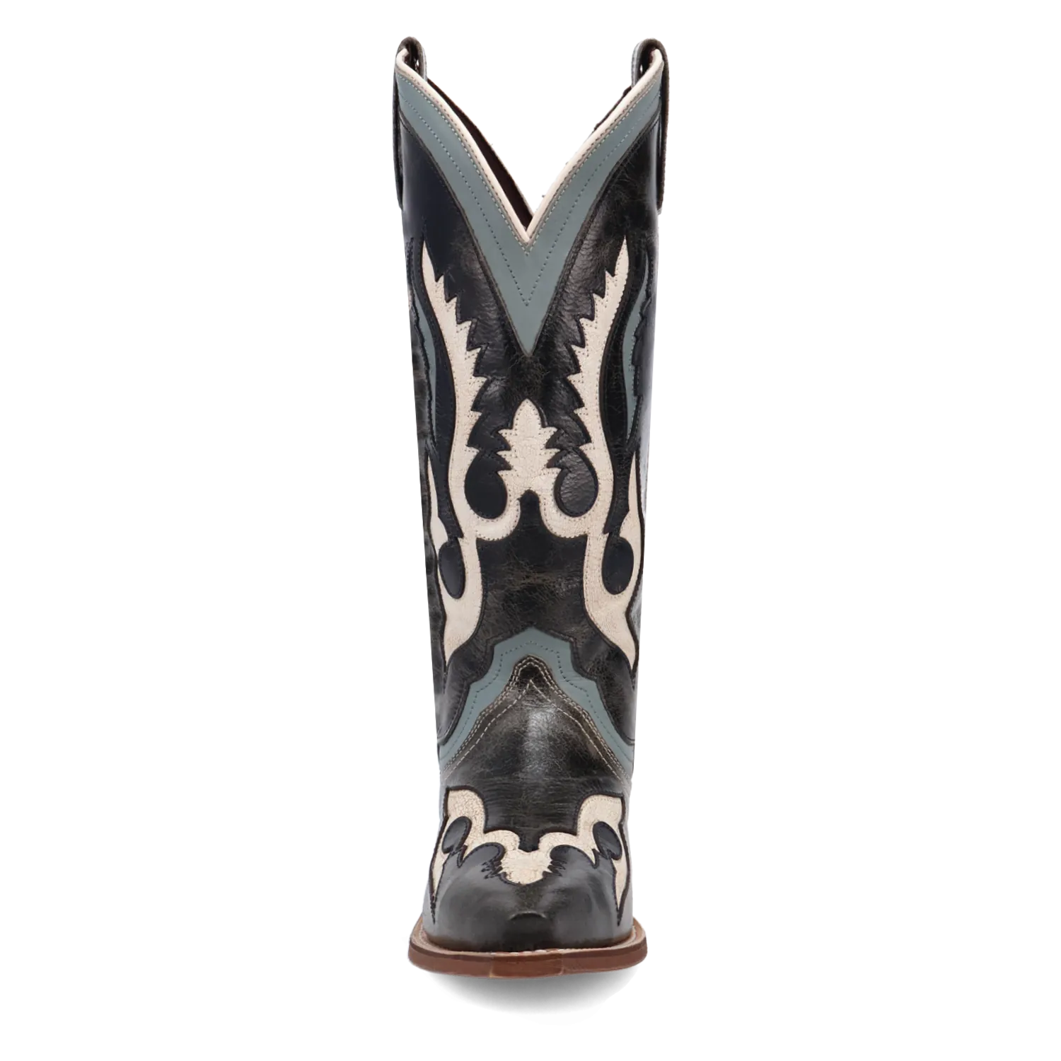 Dan Post Boots Boots Women's Honky-Tonk Halo Leather Snip Toe Boots Navy Color - Laredo Boots