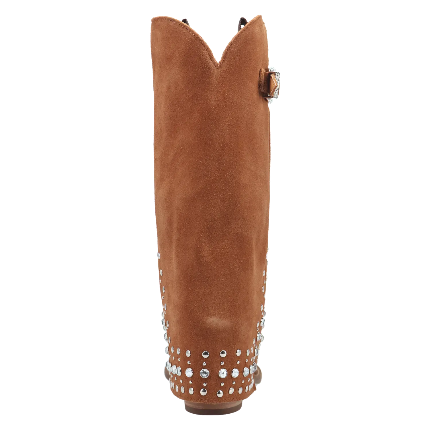 Dan Post Boots Boots Women's Howdy Honey Suede Leather Snip Toe Boots Brown Color - Dingo