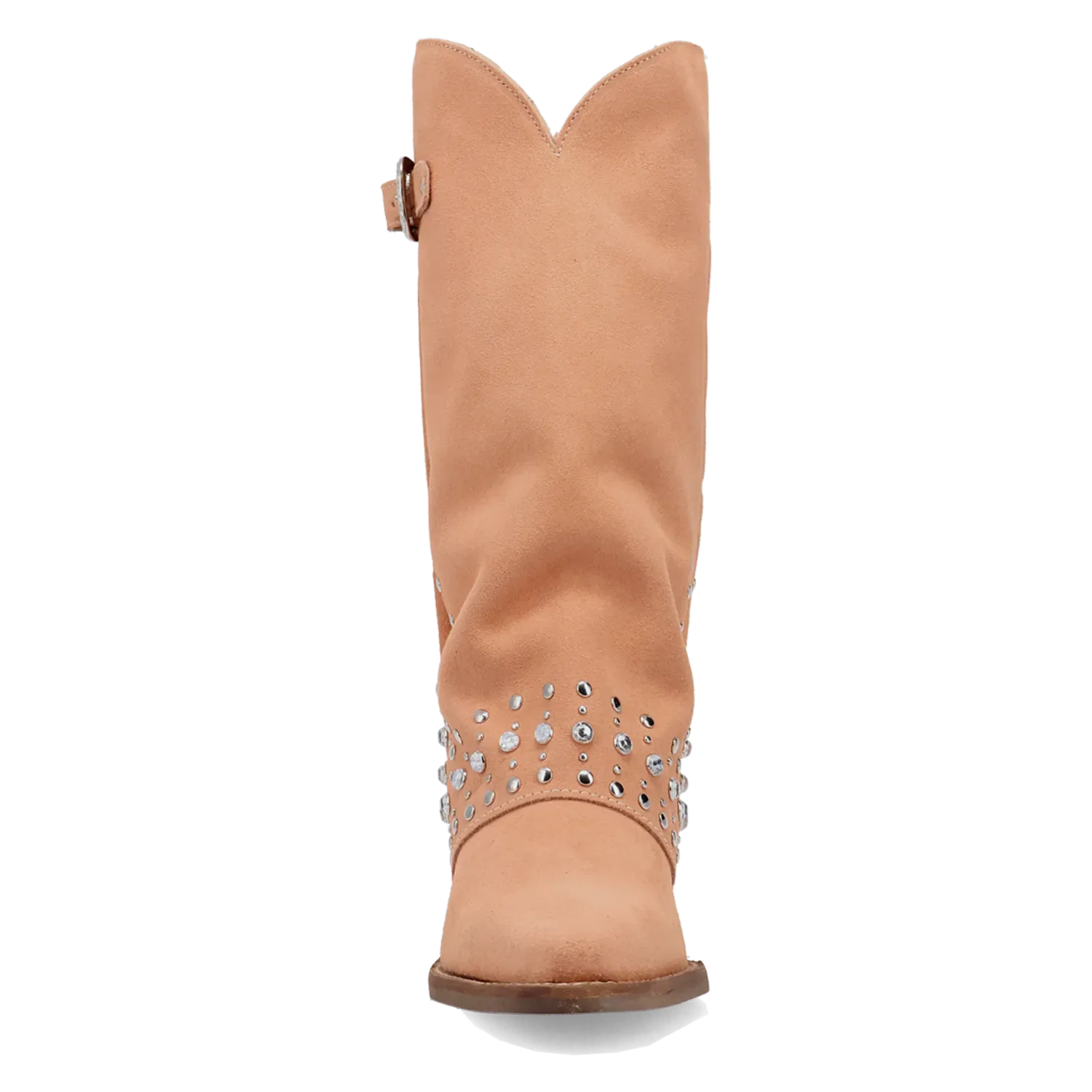Dan Post Boots Boots Women's Howdy Honey Suede Leather Snip Toe Boots Orange Color - Dingo