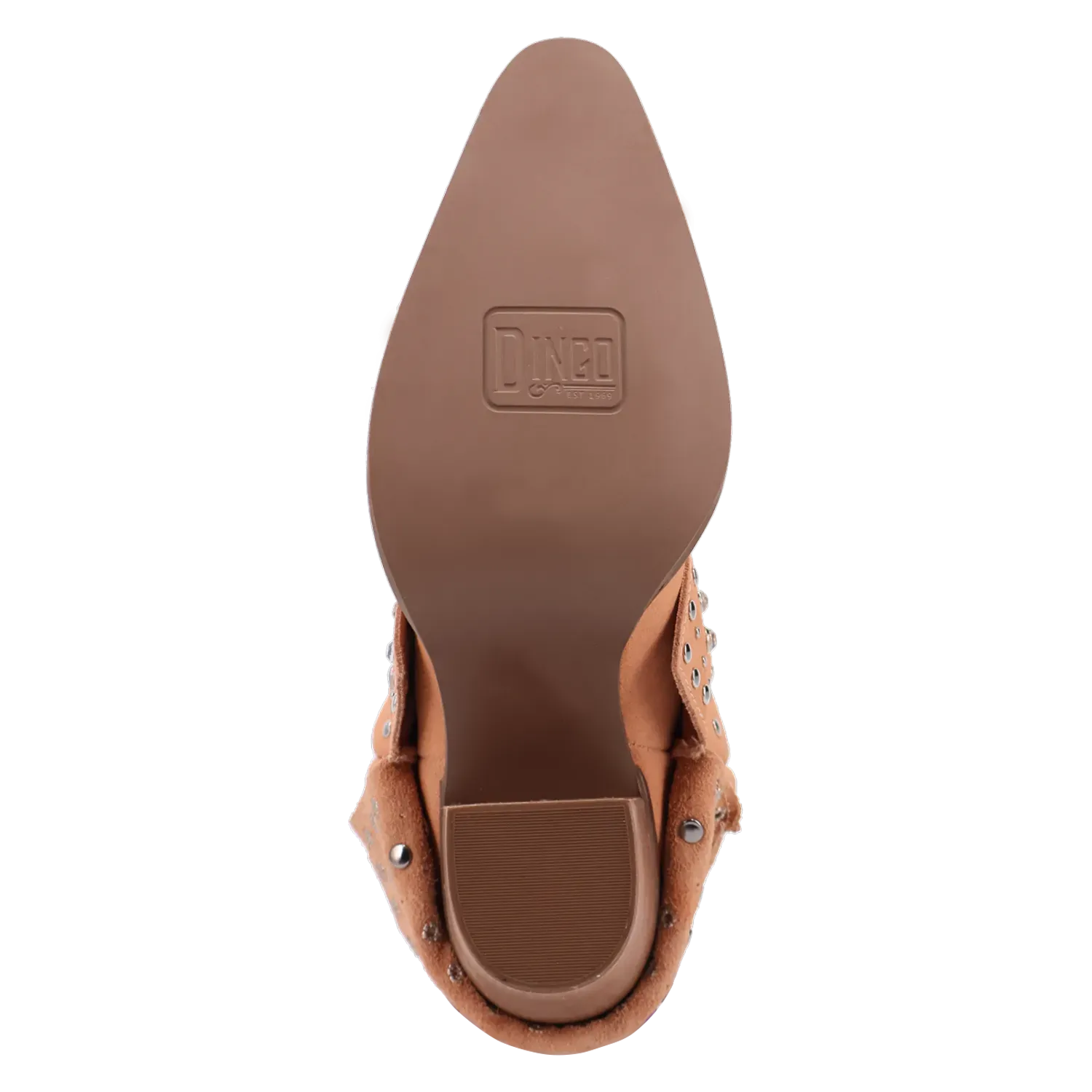 Dan Post Boots Boots Women's Howdy Honey Suede Leather Snip Toe Boots Orange Color - Dingo