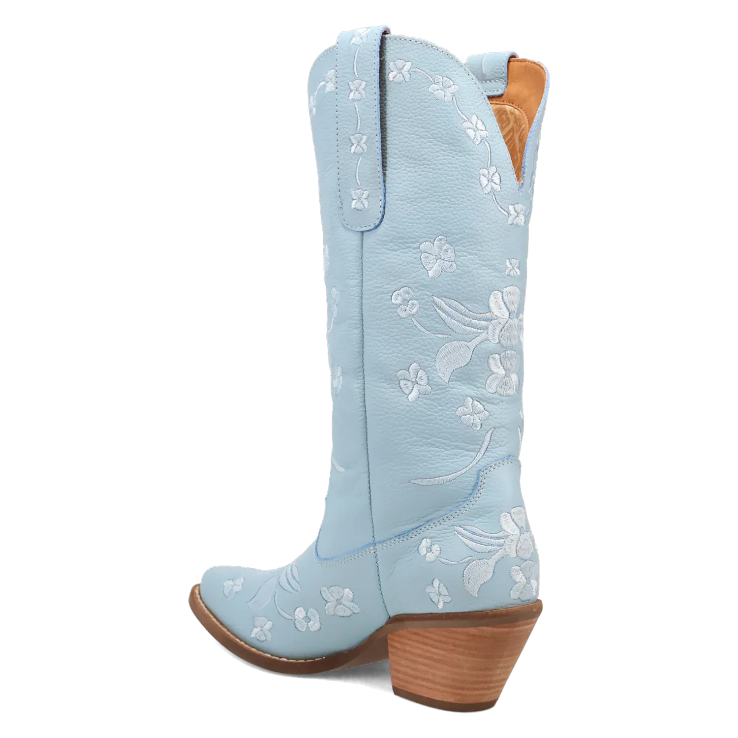 Dan Post Boots Boots Women's Love Bug Leather Snip Toe Boots Blue Color - Dingo