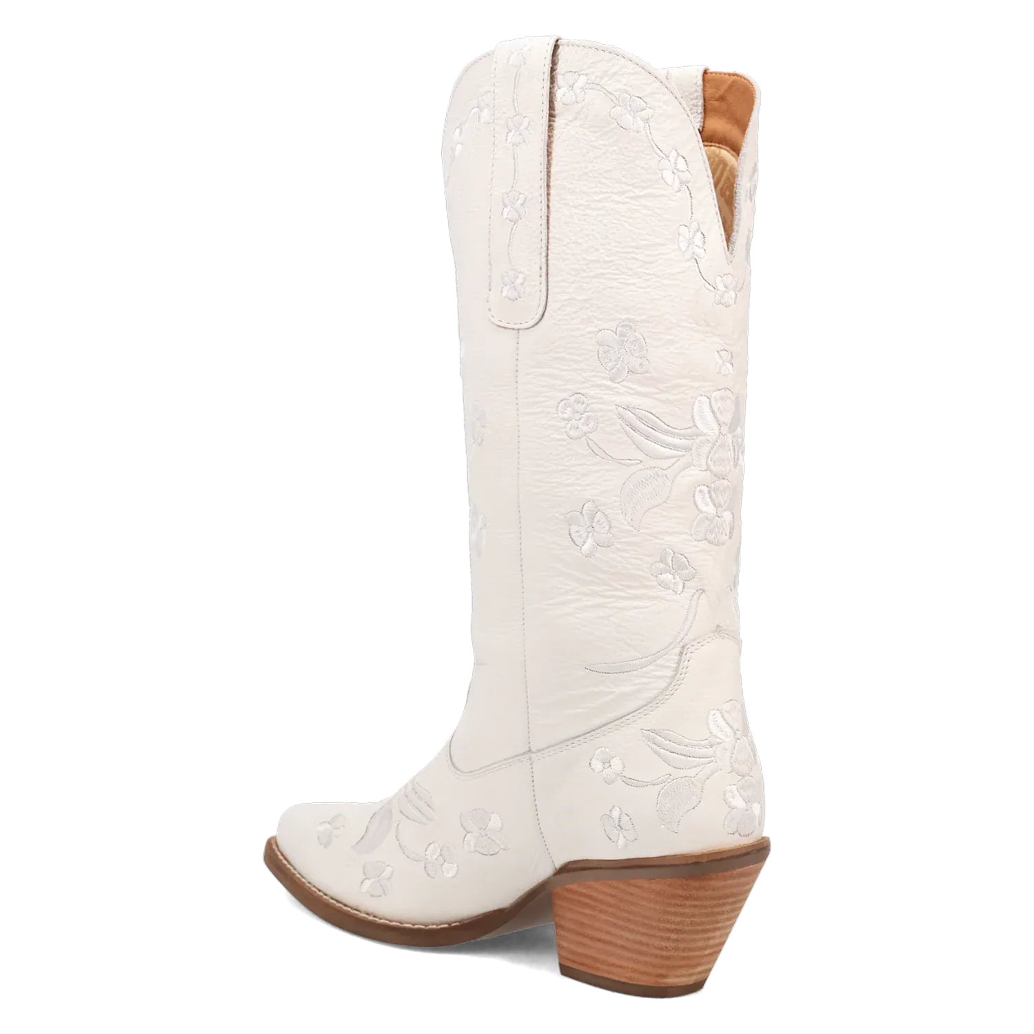 Dan Post Boots Boots Women's Love Bug Leather Snip Toe Boots White Color - Dingo