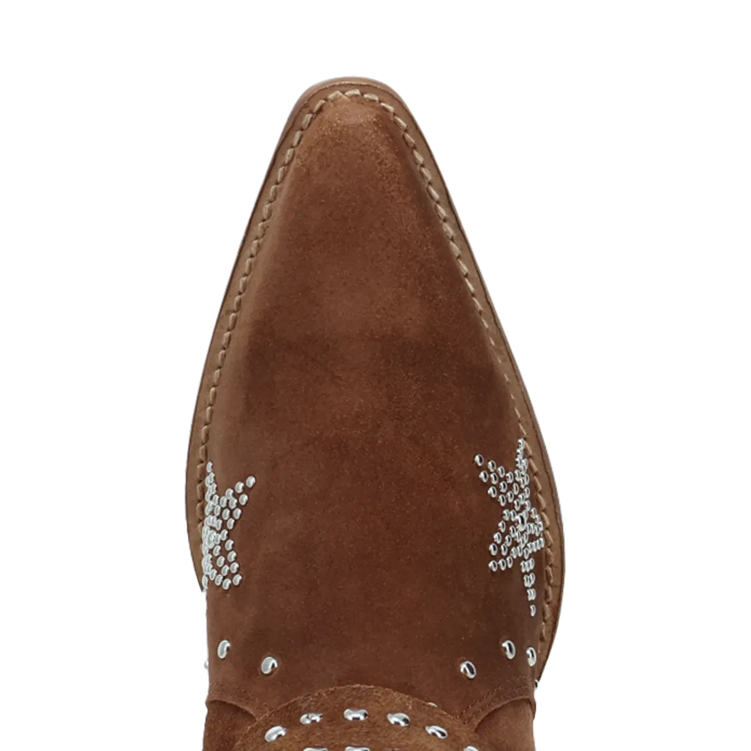 Dan Post Boots Boots Women's Lucky Stars Suede Leather Boot Brown Color - Dingo