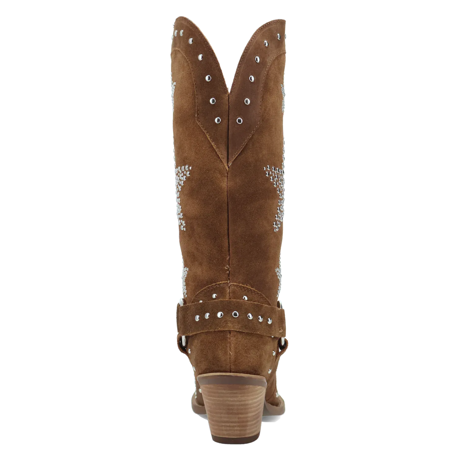 Dan Post Boots Boots Women's Lucky Stars Suede Leather Boot Brown Color - Dingo