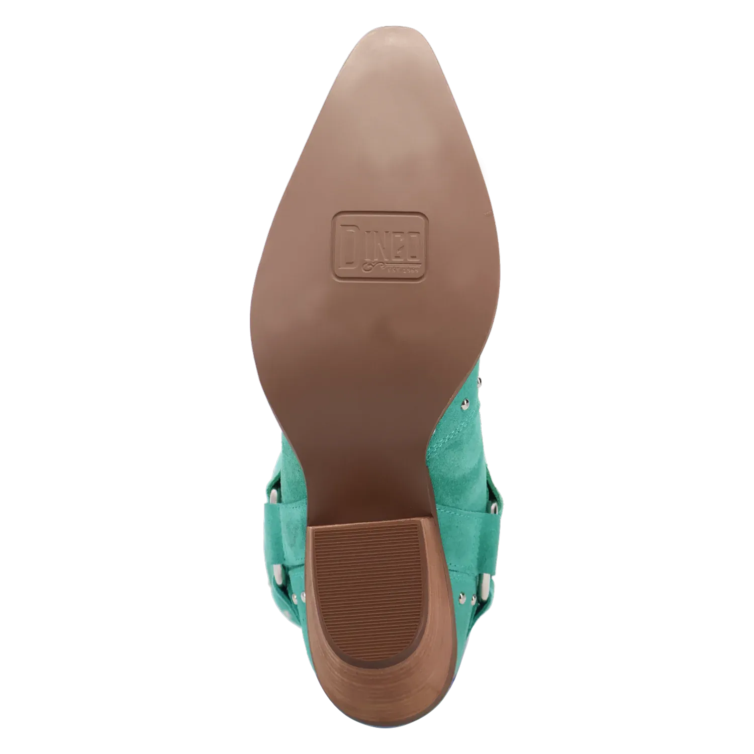 Dan Post Boots Boots Women's Lucky Stars Suede Leather Boot Green Color - Dingo