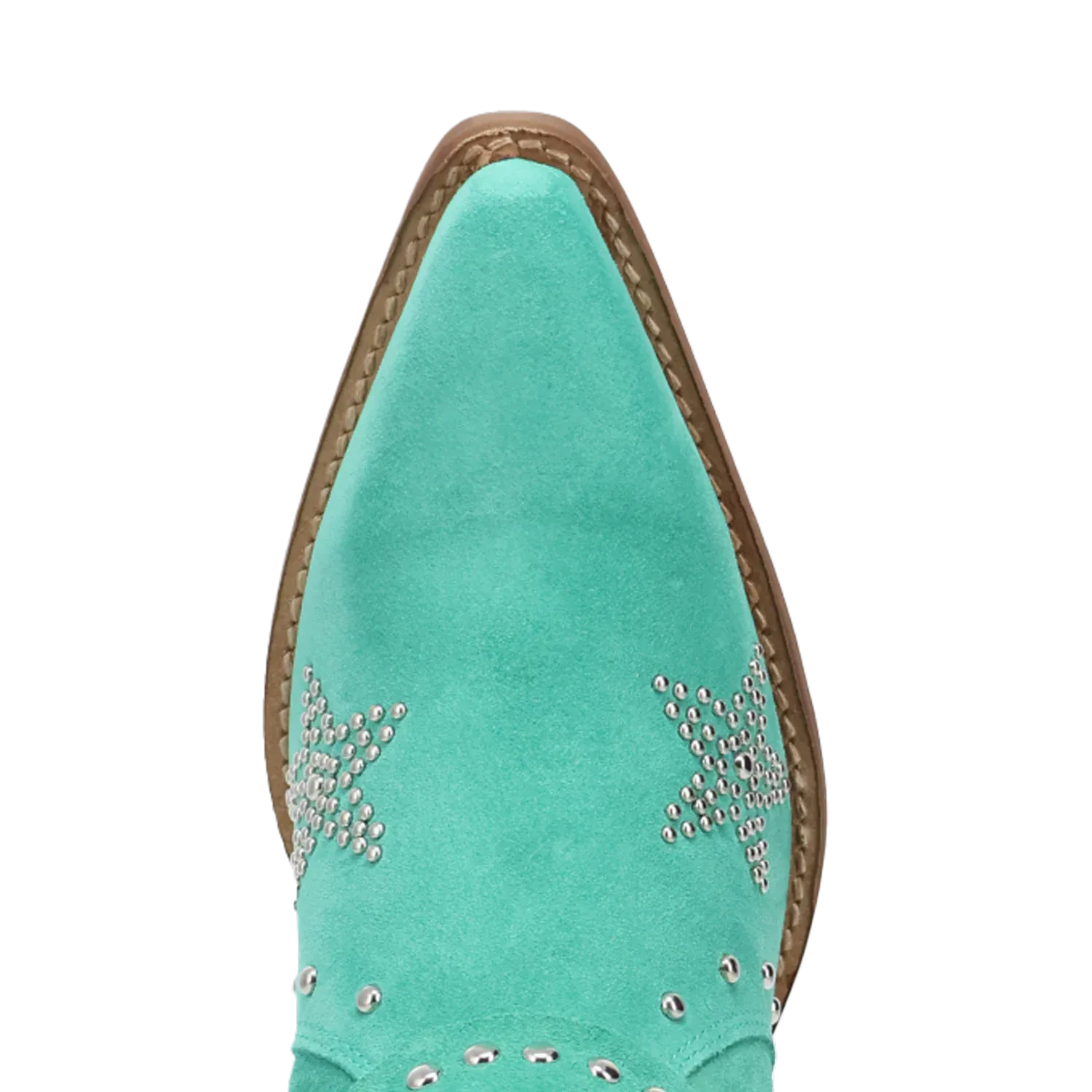 Dan Post Boots Boots Women's Lucky Stars Suede Leather Boot Green Color - Dingo