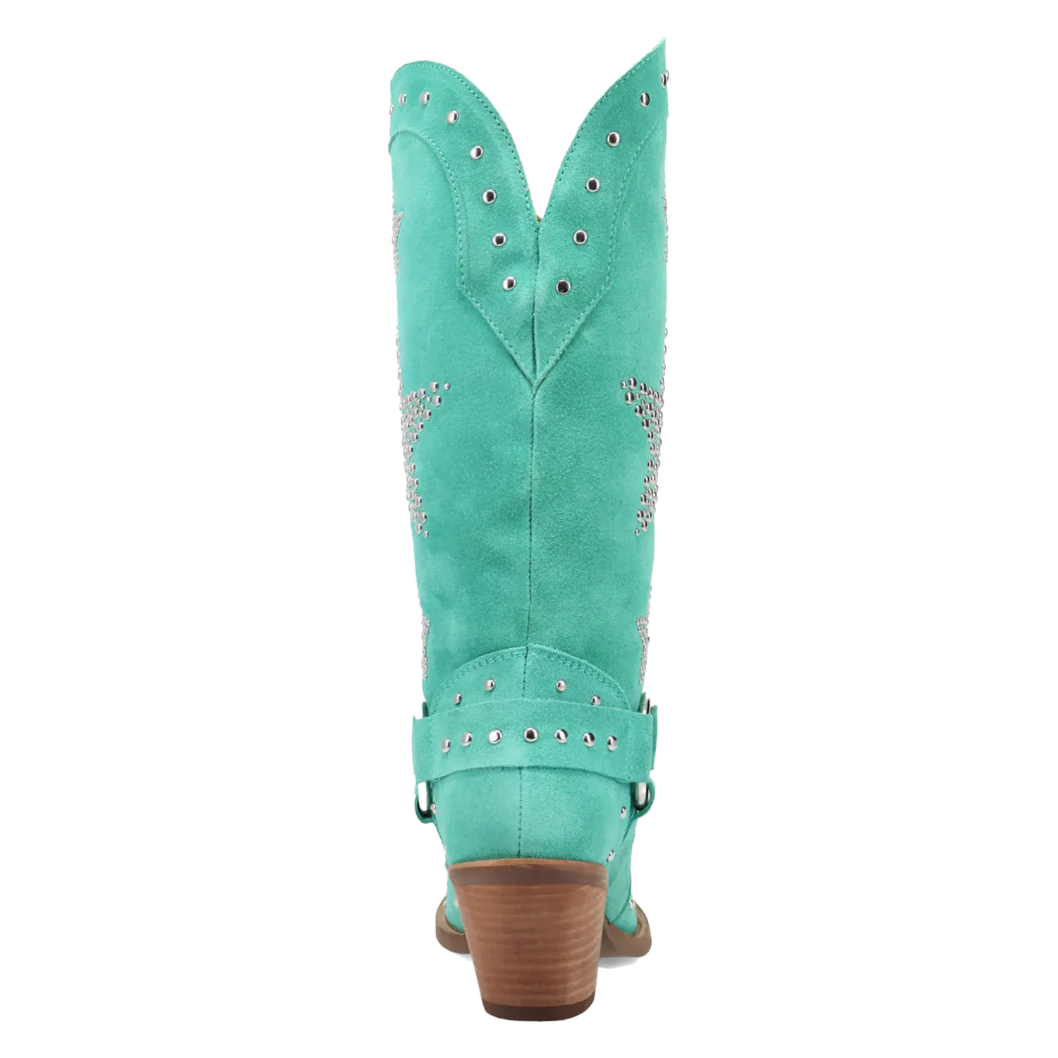 Dan Post Boots Boots Women's Lucky Stars Suede Leather Boot Green Color - Dingo