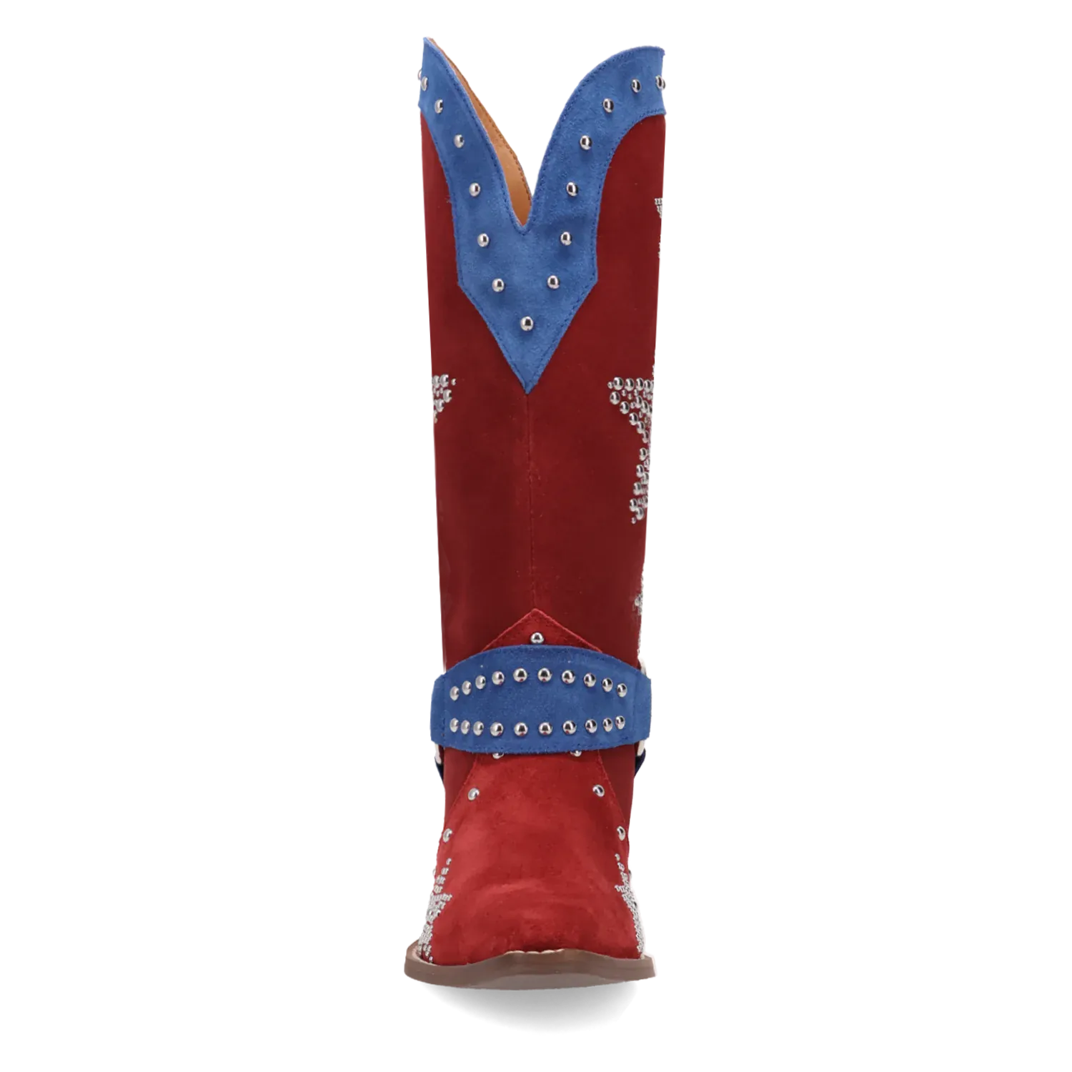 Dan Post Boots Boots Women's Lucky Stars Suede Leather Boot Multi Color - Dingo