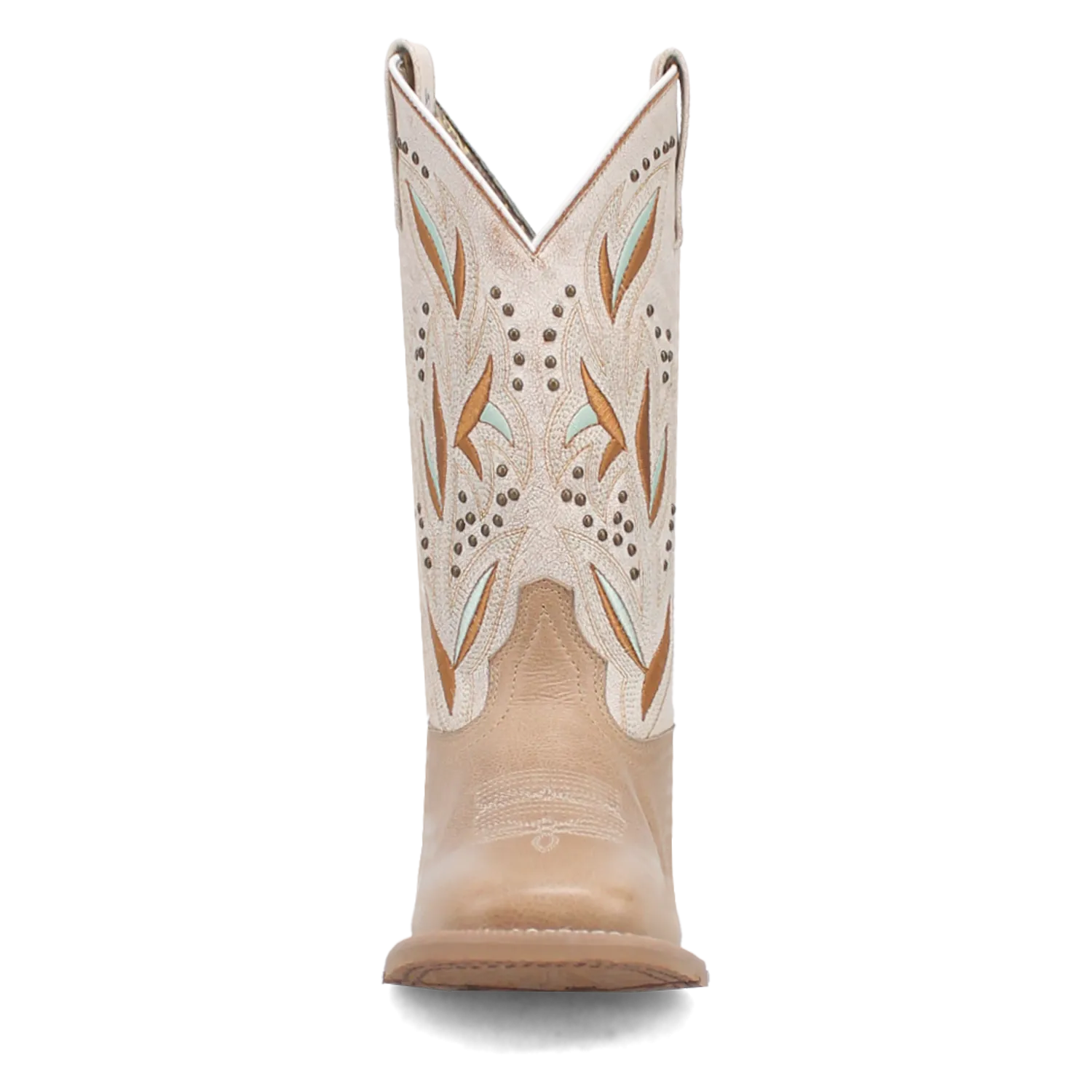Dan Post Boots Boots Women's Lydia Leather Wide Square Toe Boots Sand Color - Dan Post Boots
