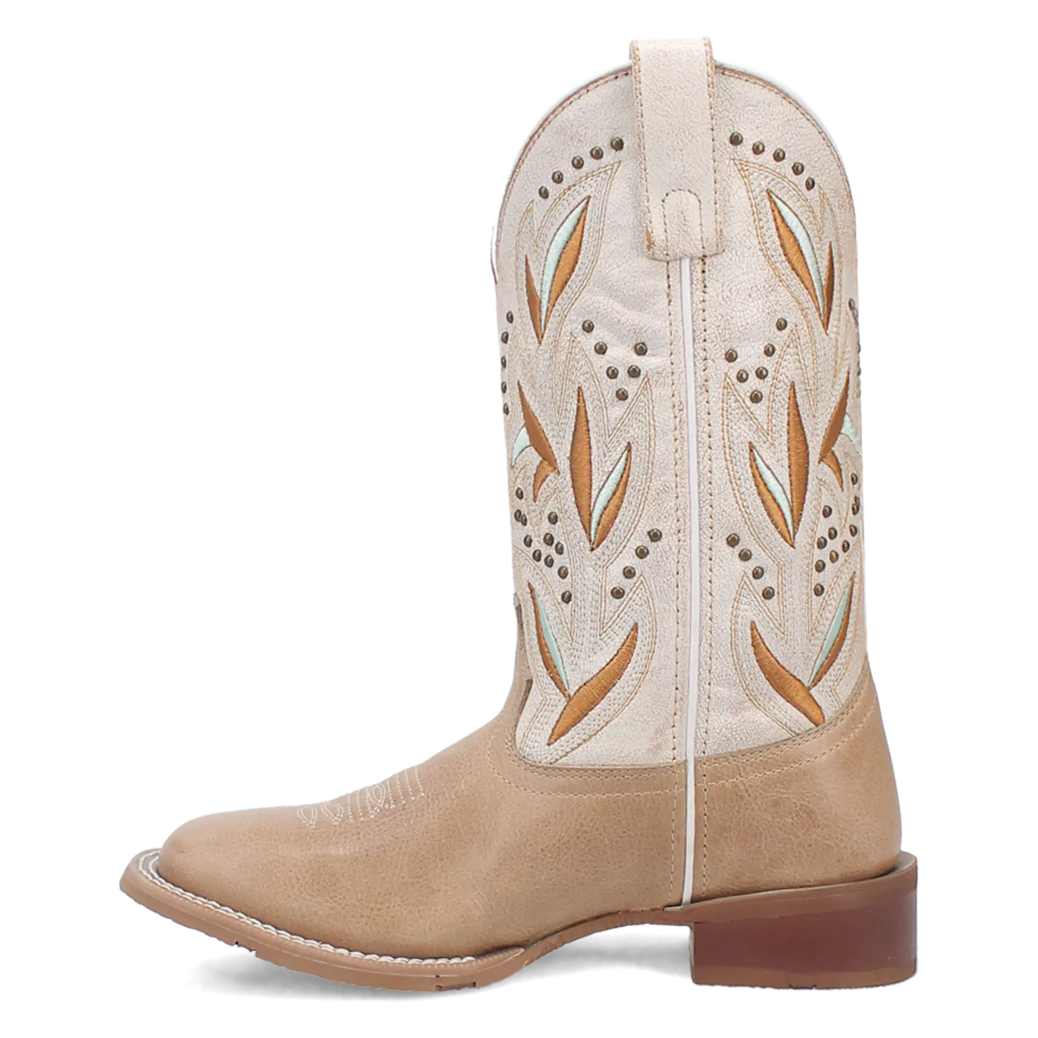 Dan Post Boots Boots Women's Lydia Leather Wide Square Toe Boots Sand Color - Dan Post Boots