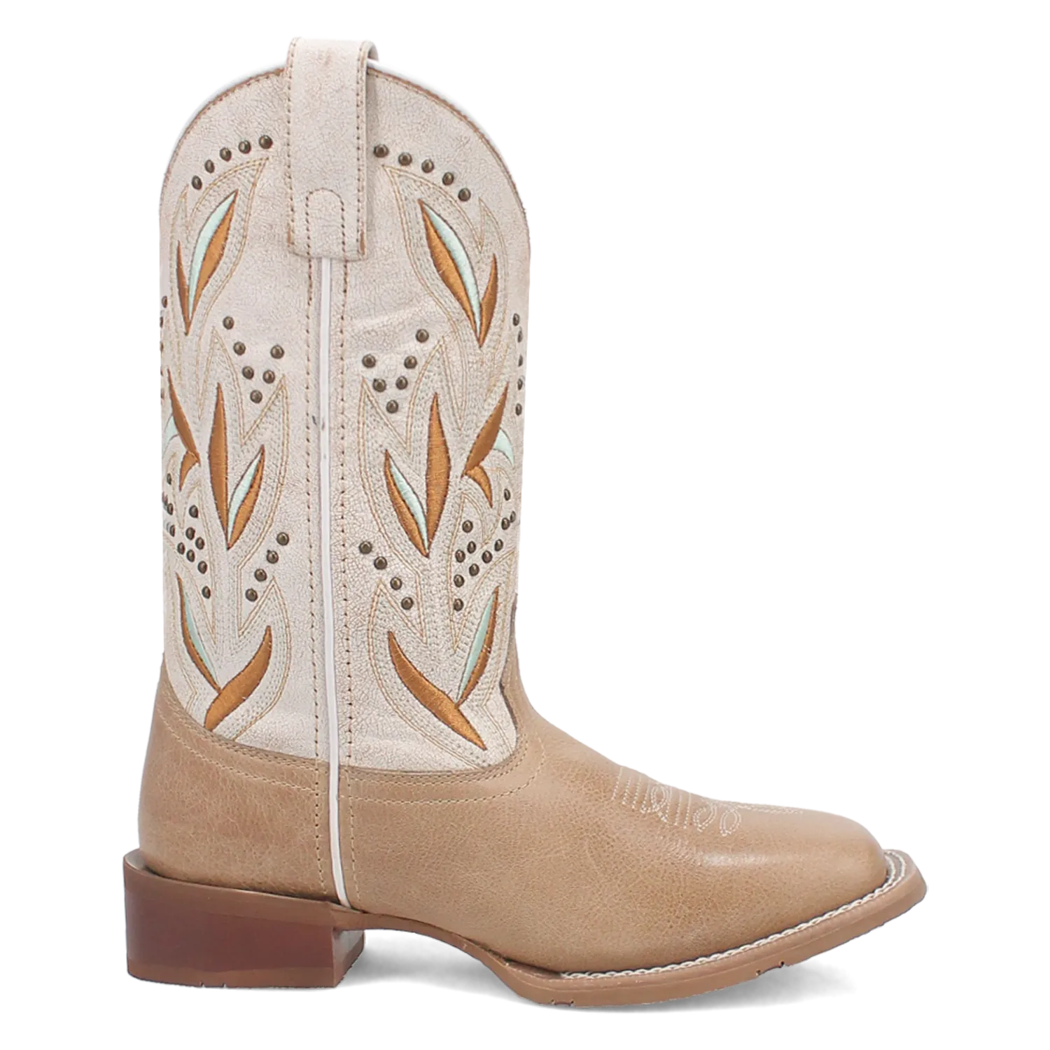 Dan Post Boots Boots Women's Lydia Leather Wide Square Toe Boots Sand Color - Dan Post Boots