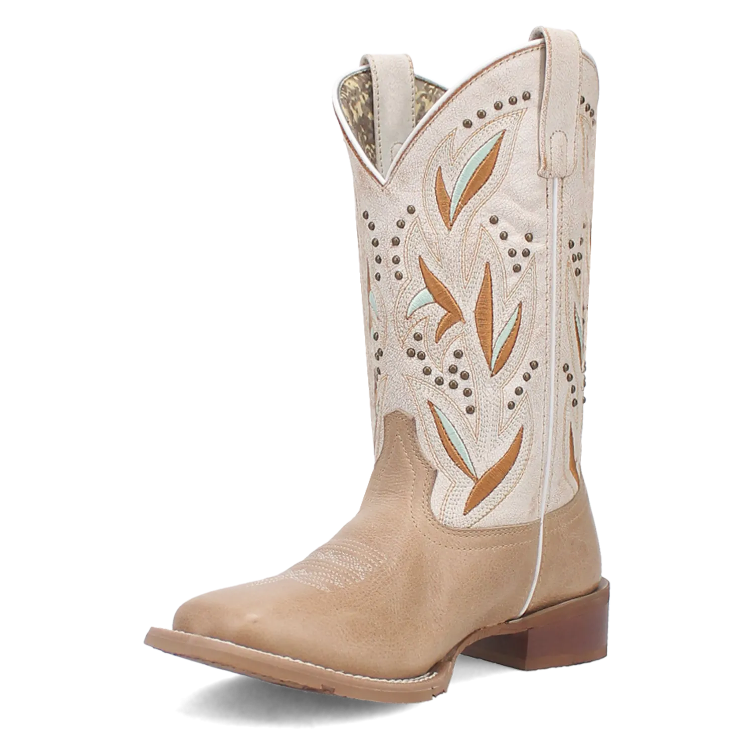 Dan Post Boots Boots Women's Lydia Leather Wide Square Toe Boots Sand Color - Dan Post Boots