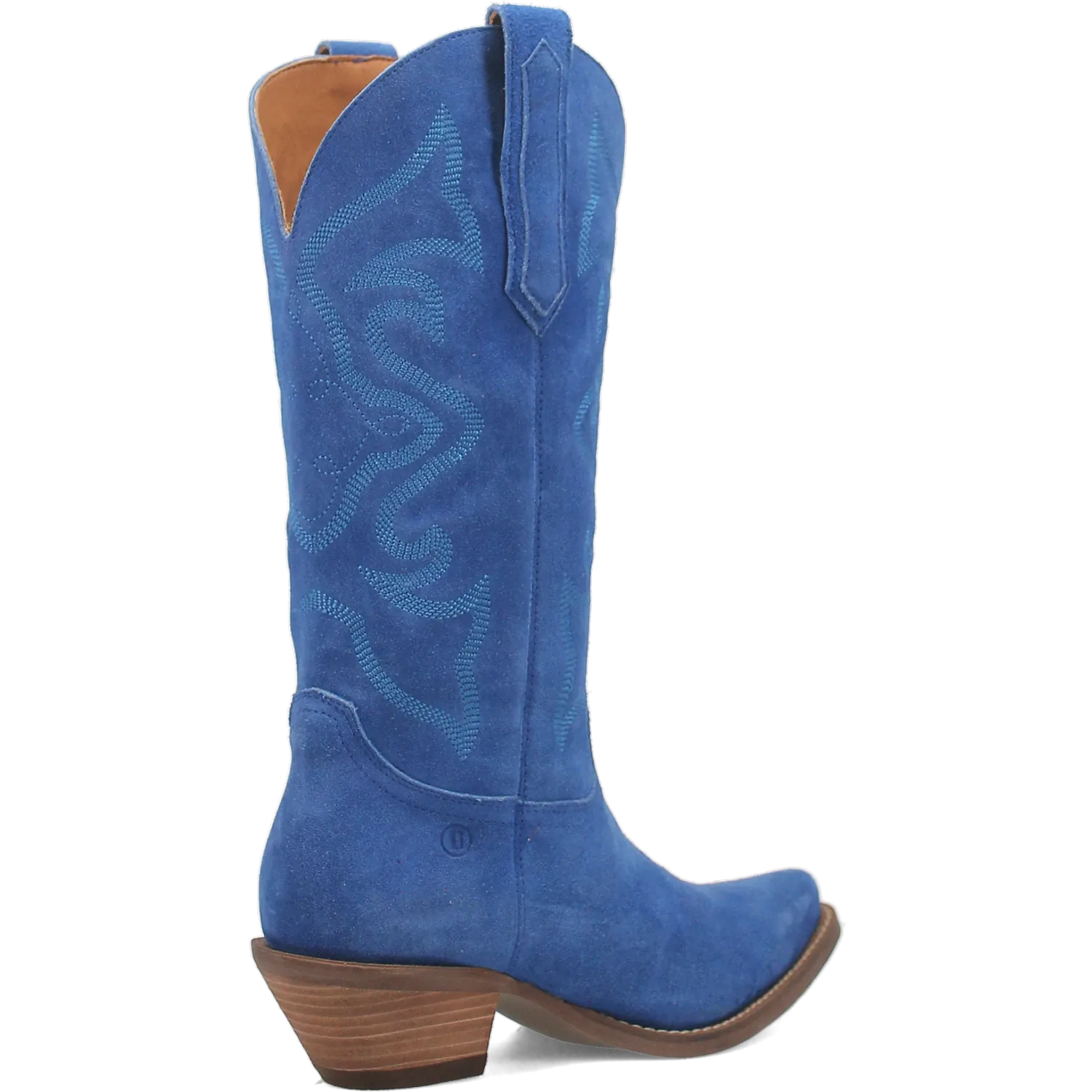 Dan Post Boots Boots Women's Out West Leather Snip Toe Boots Blue Color - Dingo