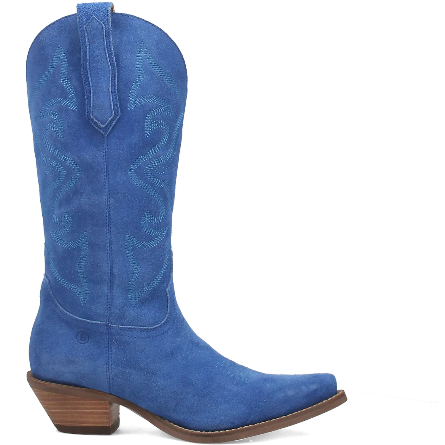Dan Post Boots Boots Women's Out West Leather Snip Toe Boots Blue Color - Dingo