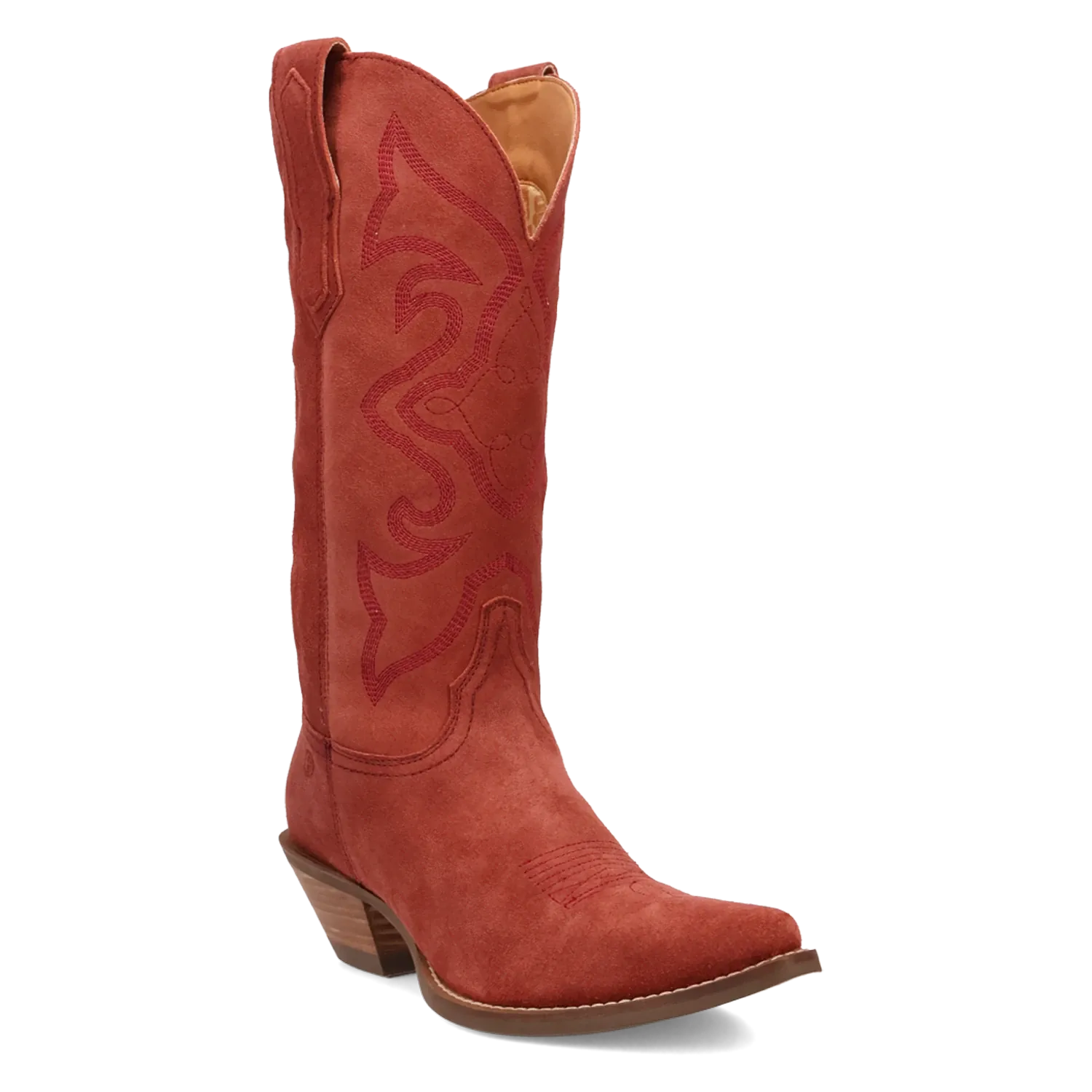 Dan Post Boots Boots Women's Out West Leather Snip Toe Boots Cranberry Color - Dingo