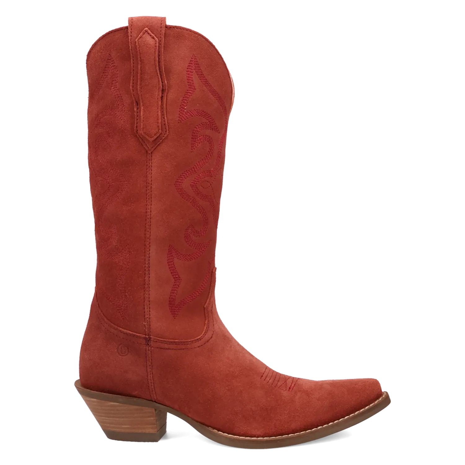 Dan Post Boots Boots Women's Out West Leather Snip Toe Boots Cranberry Color - Dingo