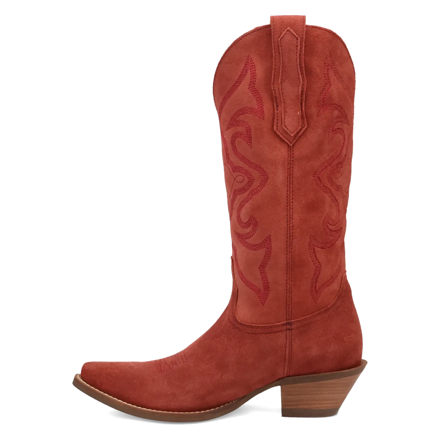 Dan Post Boots Boots Women's Out West Leather Snip Toe Boots Cranberry Color - Dingo
