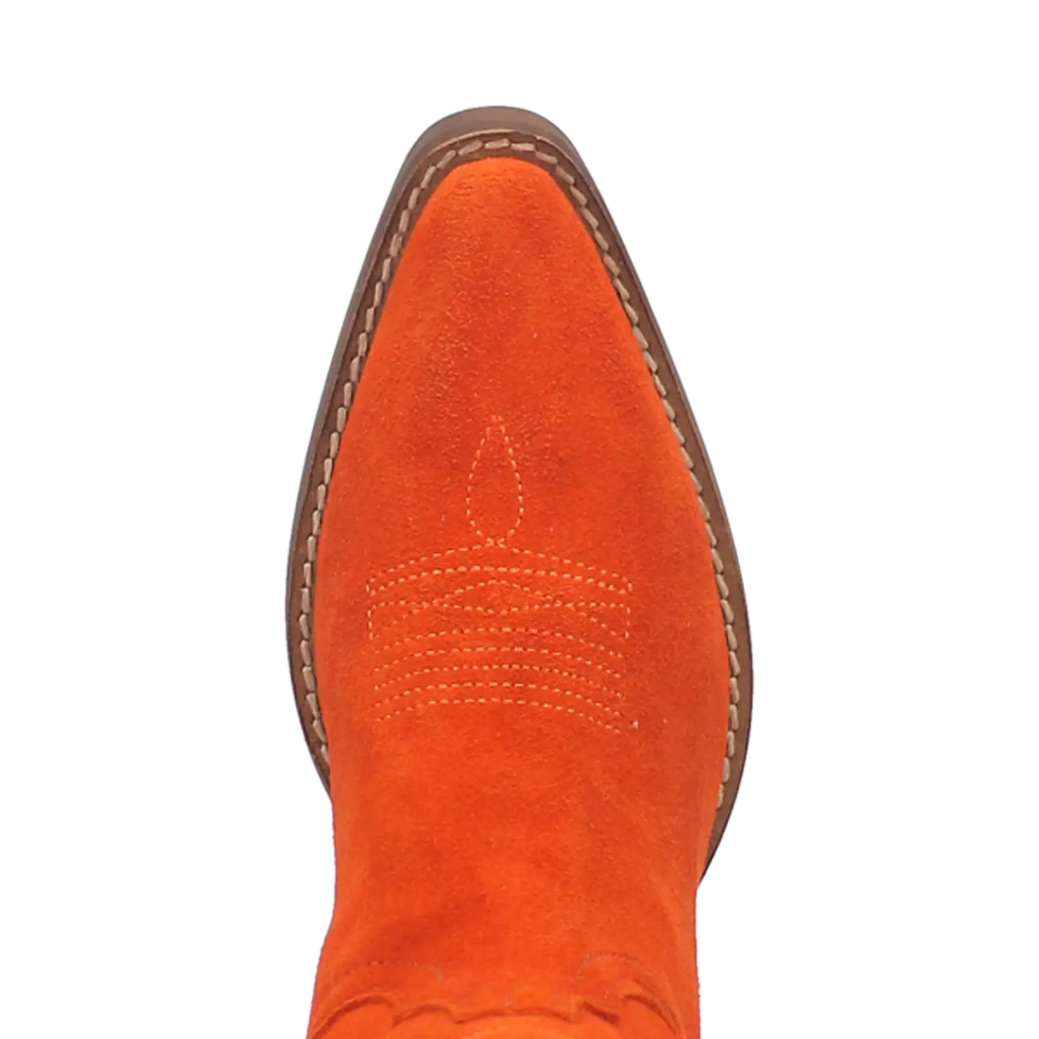 Dan Post Boots Boots Women's Out West Leather Snip Toe Boots Orange Color - Dingo