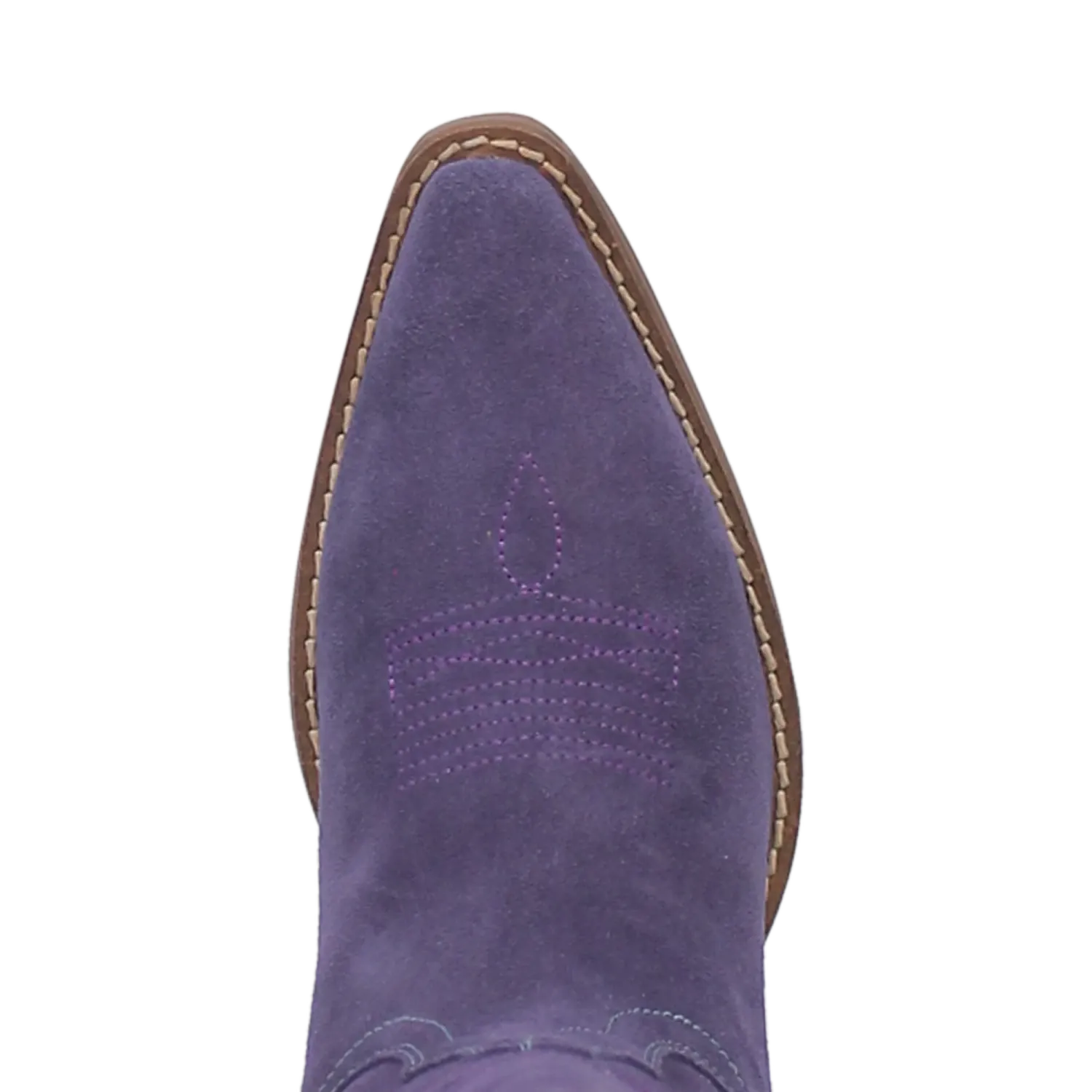 Dan Post Boots Boots Women's Out West Leather Snip Toe Boots Plum Color - Dingo