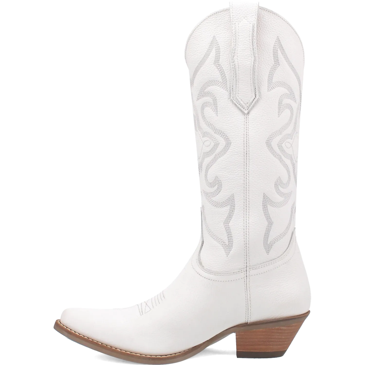 Dan Post Boots Boots Women's Out West Leather Snip Toe Boots White Color - Dingo