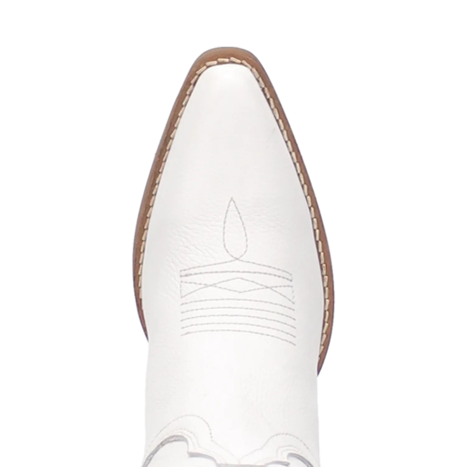Dan Post Boots Boots Women's Out West Leather Snip Toe Boots White Color - Dingo