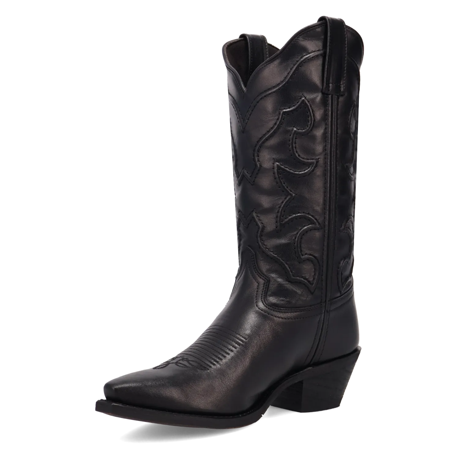 Dan Post Boots Boots Women's Reva Leather Snip Toe Boots Black Color - Laredo Boots