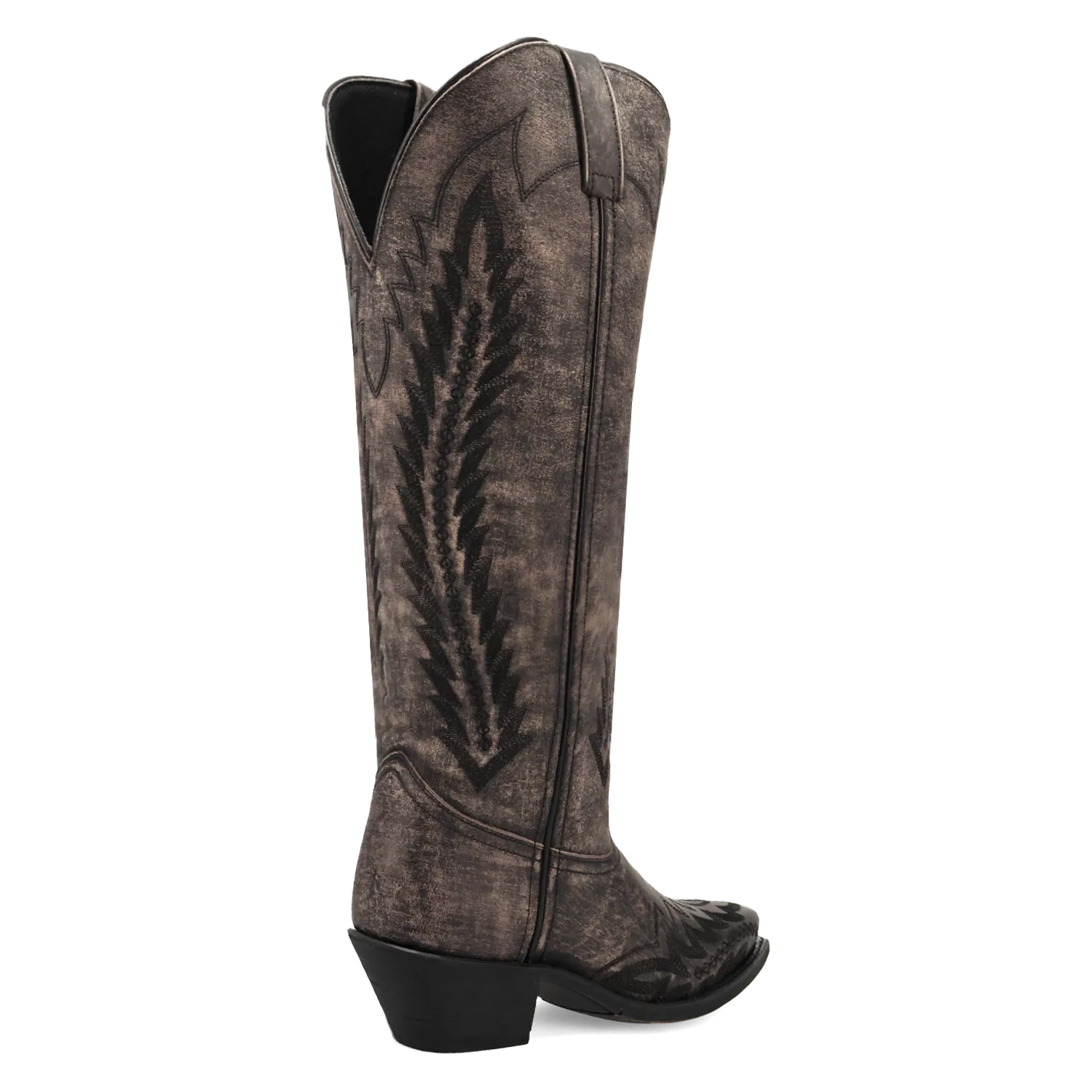 Dan Post Boots Boots Women's Roxelle Wide Calf Leather Tall Boot Black Color - Dan Post Boots