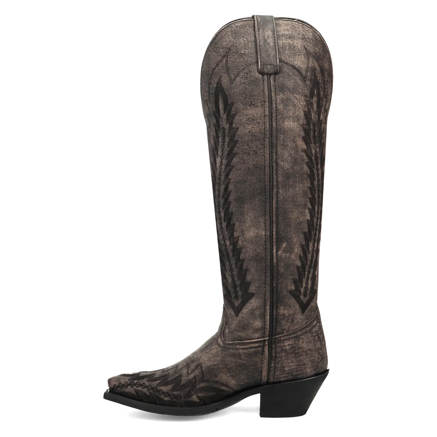 Dan Post Boots Boots Women's Roxelle Wide Calf Leather Tall Boot Black Color - Dan Post Boots