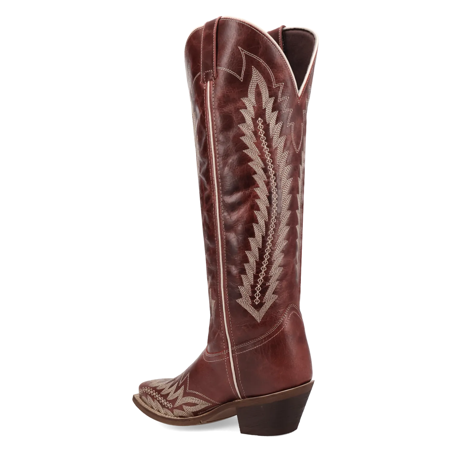 Dan Post Boots Boots Women's Roxelle Wide Calf Leather Tall Boot Red Color - Laredo Boots
