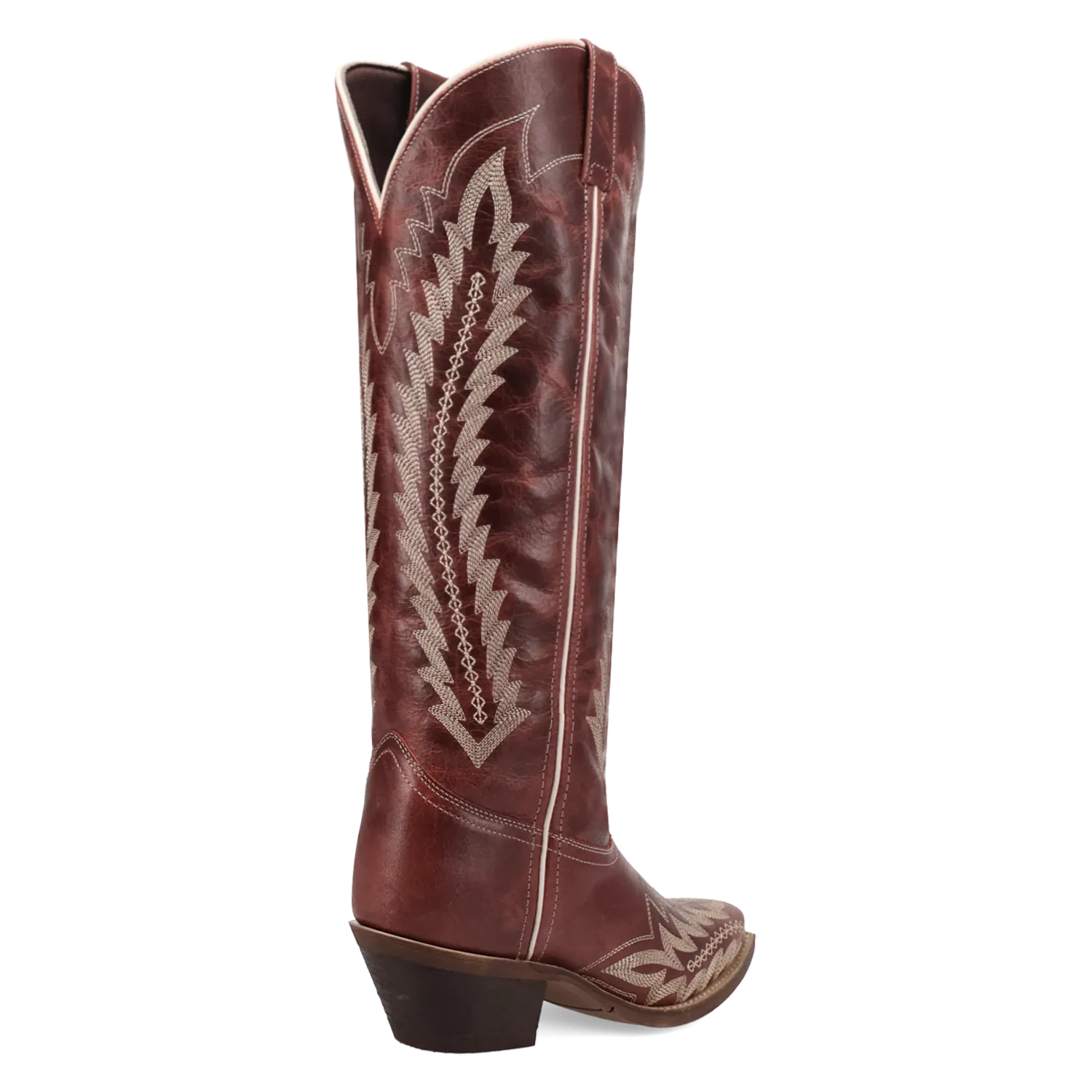 Dan Post Boots Boots Women's Roxelle Wide Calf Leather Tall Boot Red Color - Laredo Boots