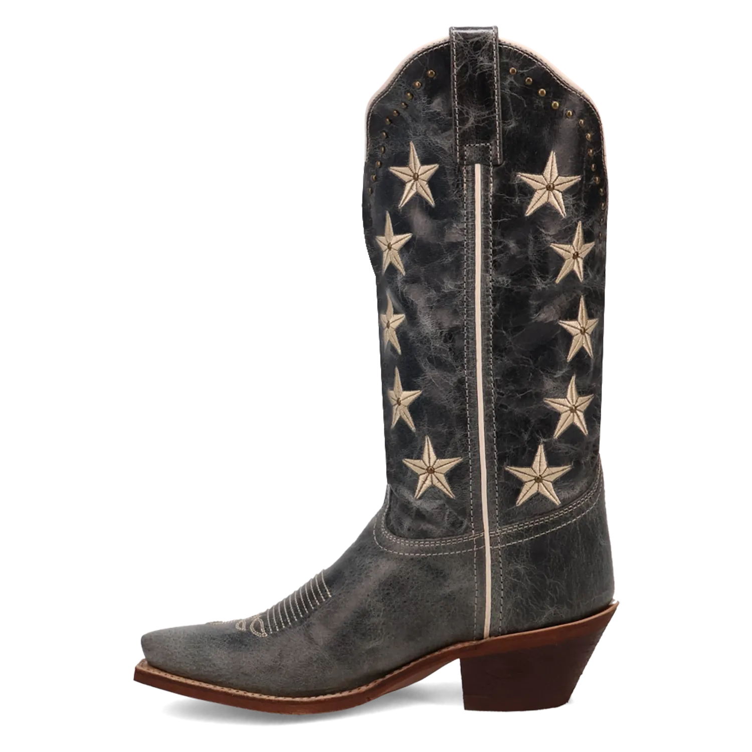 Dan Post Boots Boots Women's Serenade Leather Snip Toe Boots Blue Color - Dan Post Boots