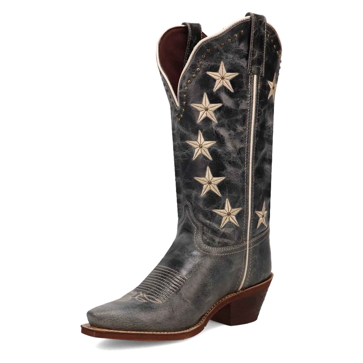 Dan Post Boots Boots Women's Serenade Leather Snip Toe Boots Blue Color - Dan Post Boots