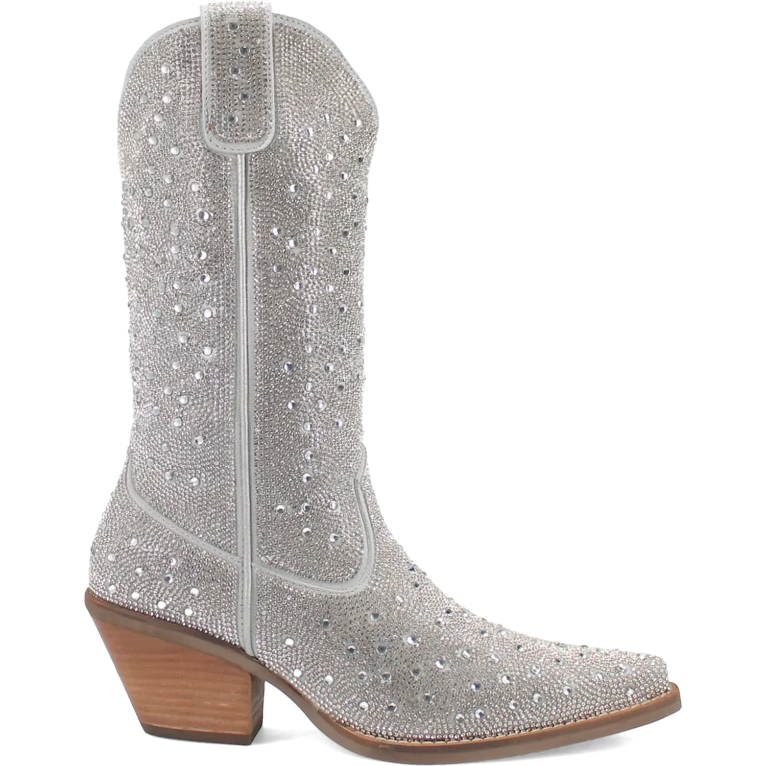 Dan Post Boots Boots Women's Silver Dollar Leather Almond Toe Boots Silver Color - Dingo