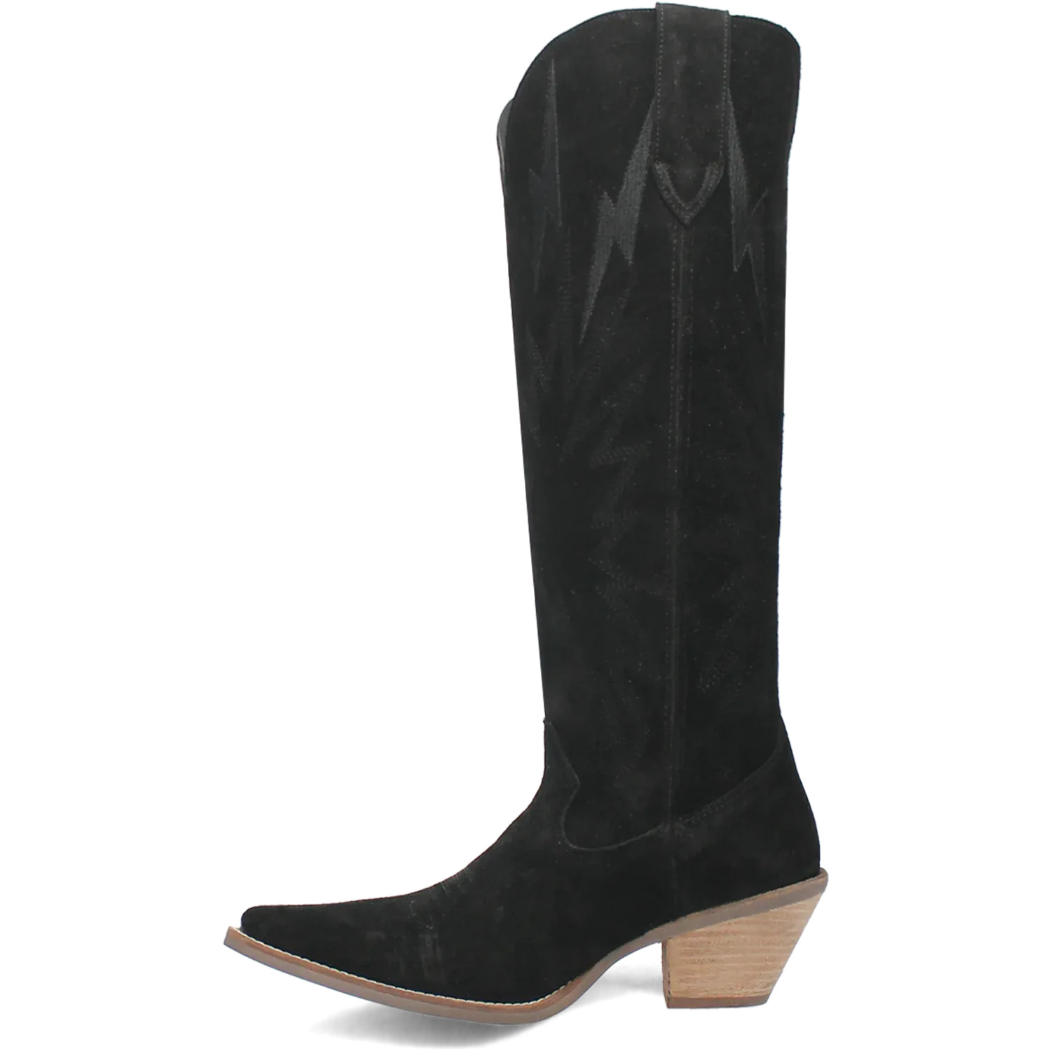 Dan Post Boots Boots Women's Thunder Road Suede Leather Tall Boot Black Color - Dingo