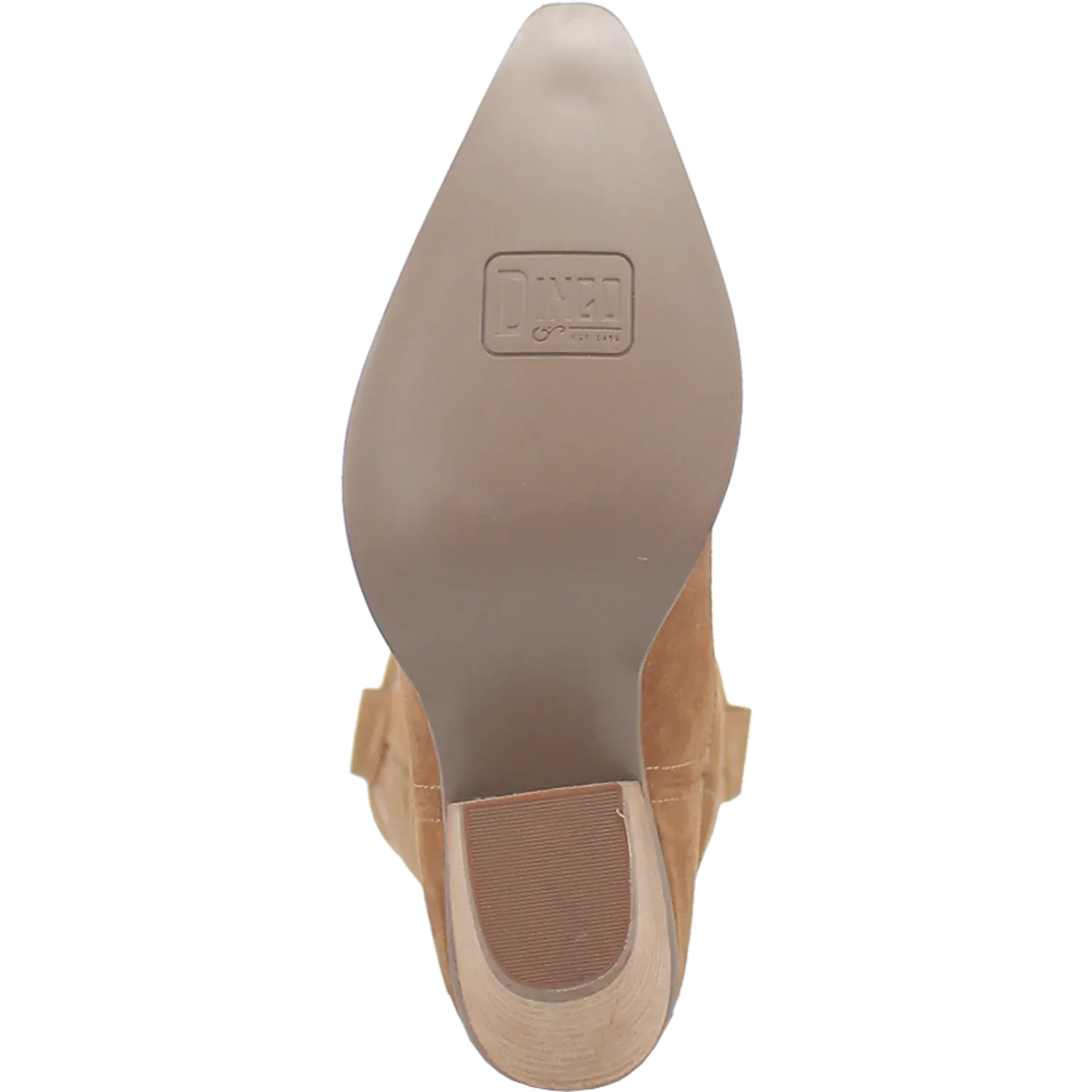 Dan Post Boots Boots Women's Thunder Road Suede Leather Tall Boot Camel Brown Color - Dingo