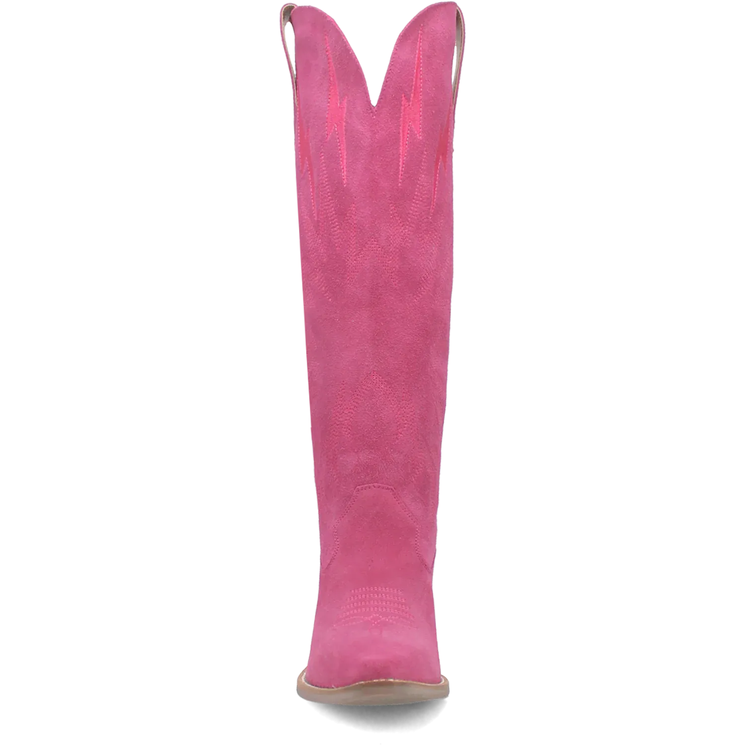 Dan Post Boots Boots Women's Thunder Road Suede Leather Tall Boot Fuchsia Pink Color - Dingo