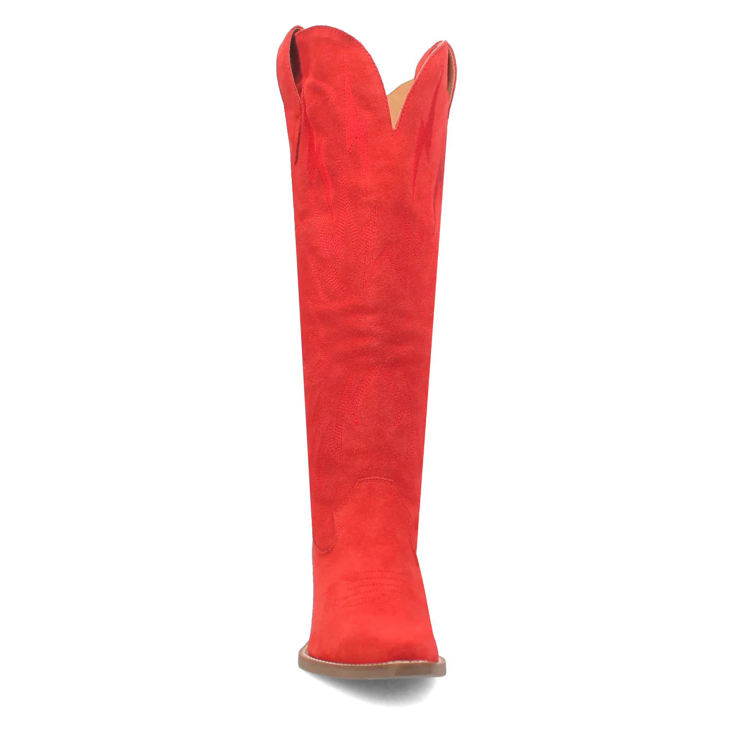 Dan Post Boots Boots Women's Thunder Road Suede Leather Tall Boot Red Color - Dingo