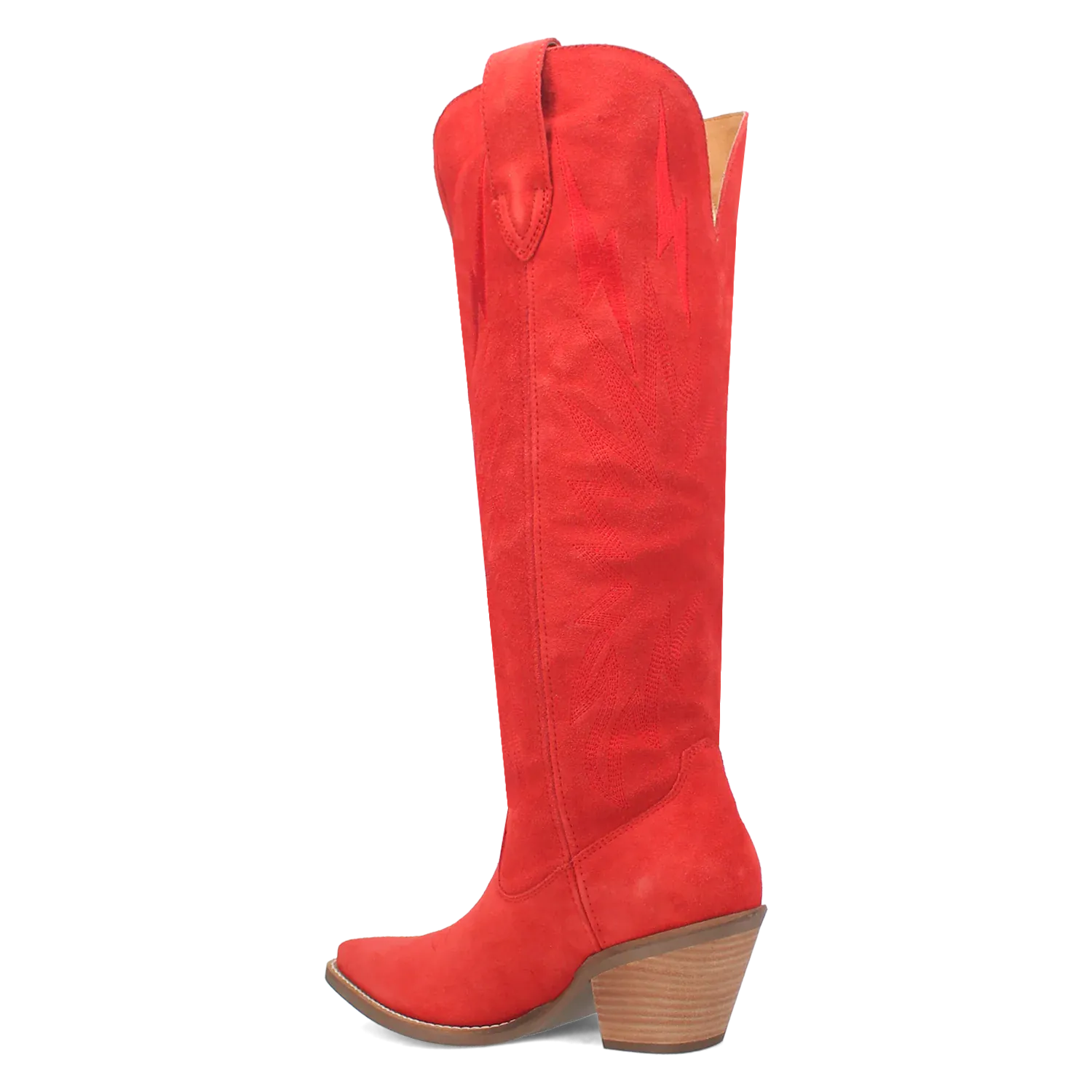 Dan Post Boots Boots Women's Thunder Road Suede Leather Tall Boot Red Color - Dingo