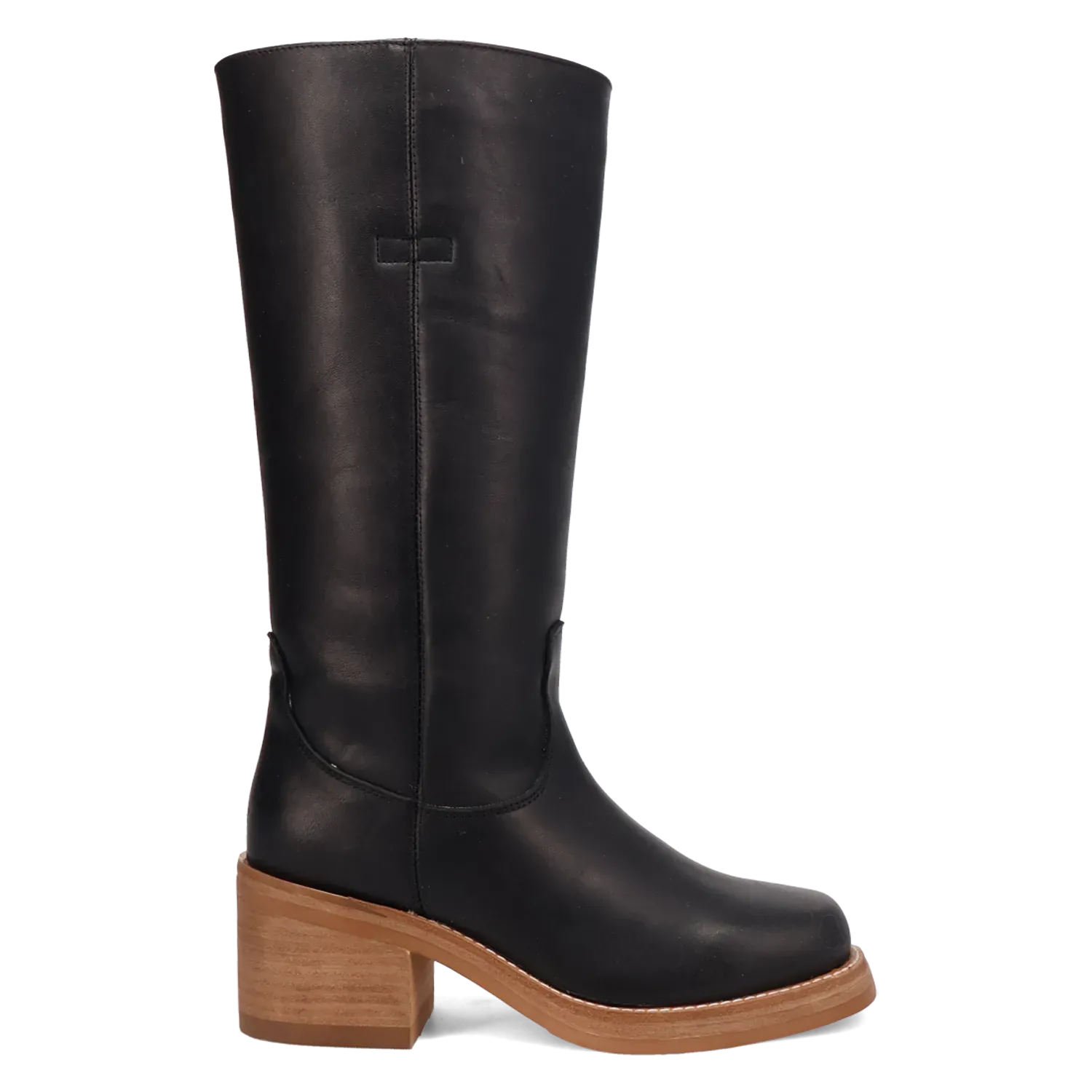 Dan Post Boots Boots Women's Vagabond Leather Round Toe Boots Black Color - Dingo