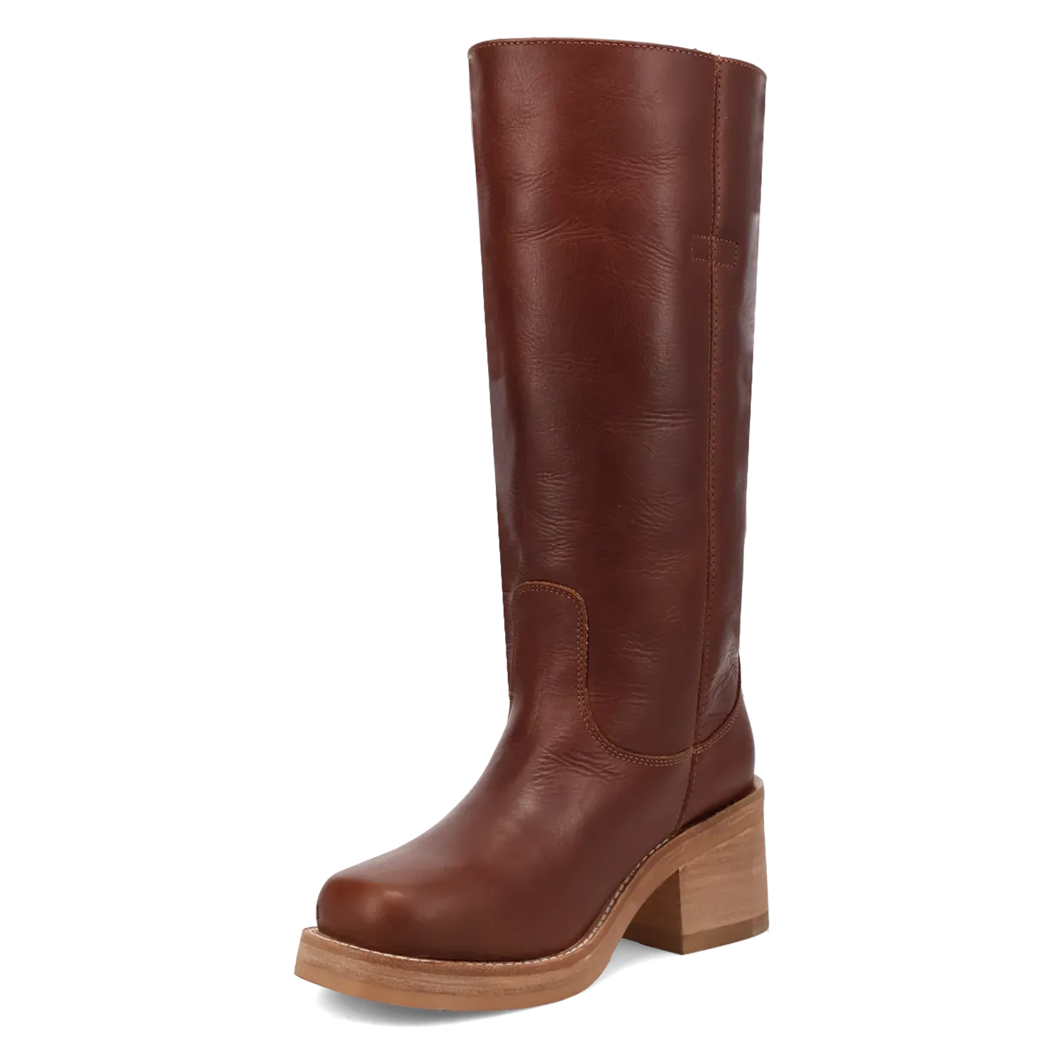 Dan Post Boots Boots Women's Vagabond Leather Round Toe Boots Brown Color - Dingo