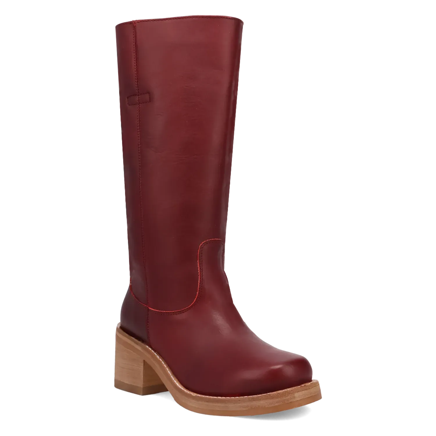 Dan Post Boots Boots Women's Vagabond Leather Round Toe Boots Merlot Color - Dingo