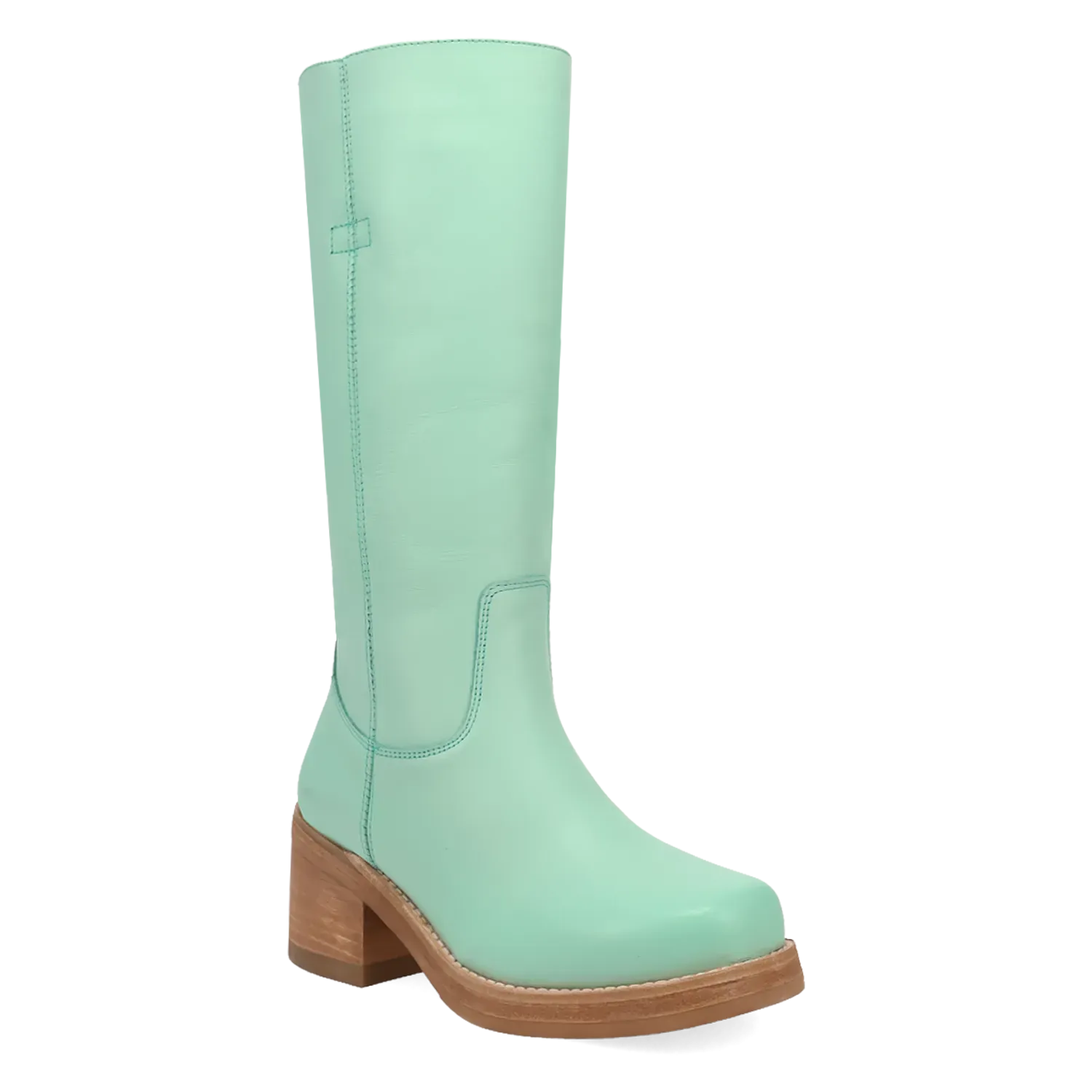 Dan Post Boots Boots Women's Vagabond Leather Round Toe Boots Mint Color - Dingo